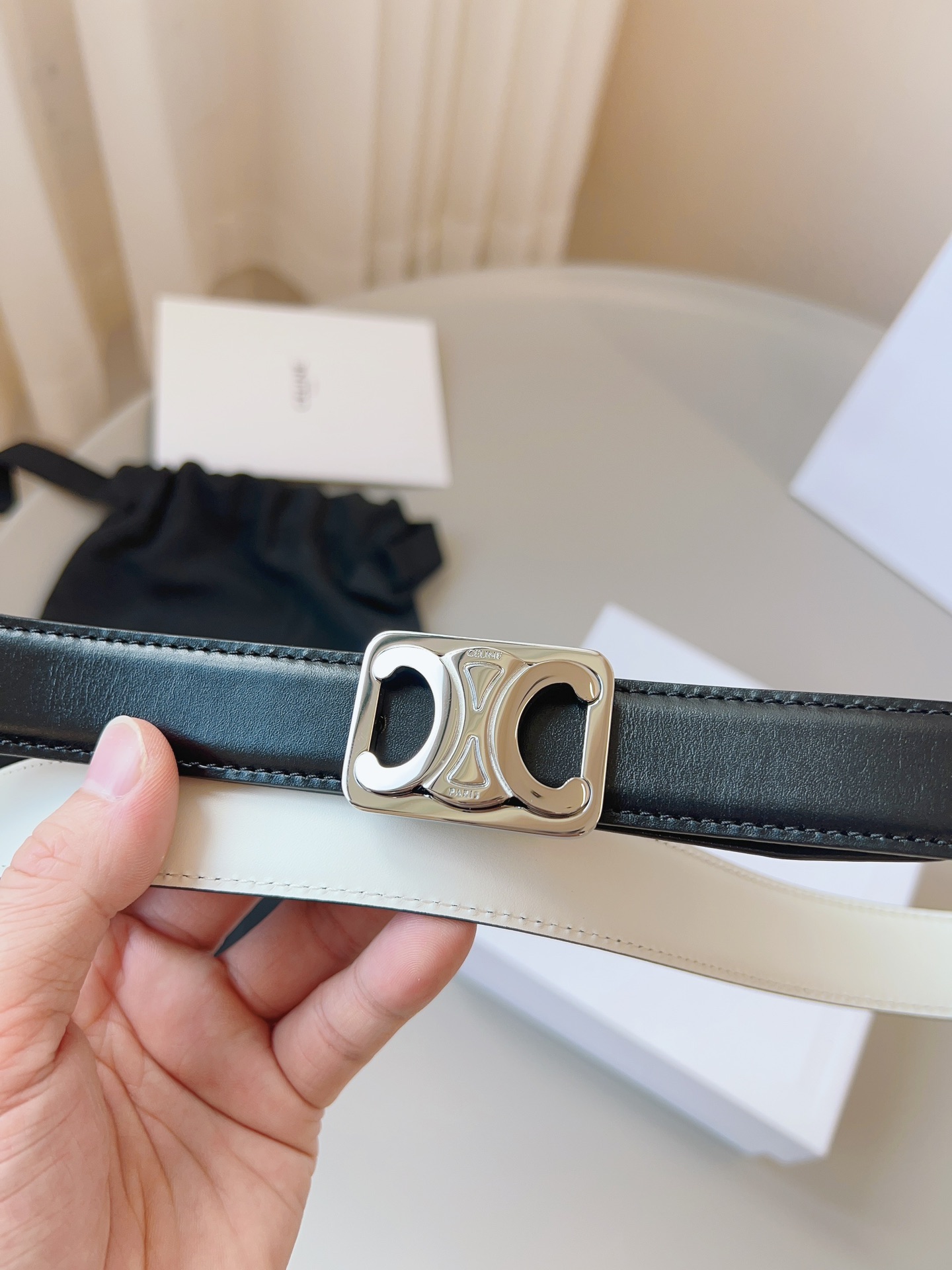 Loewe Womens Leather Belt Width 2.5cm-0022