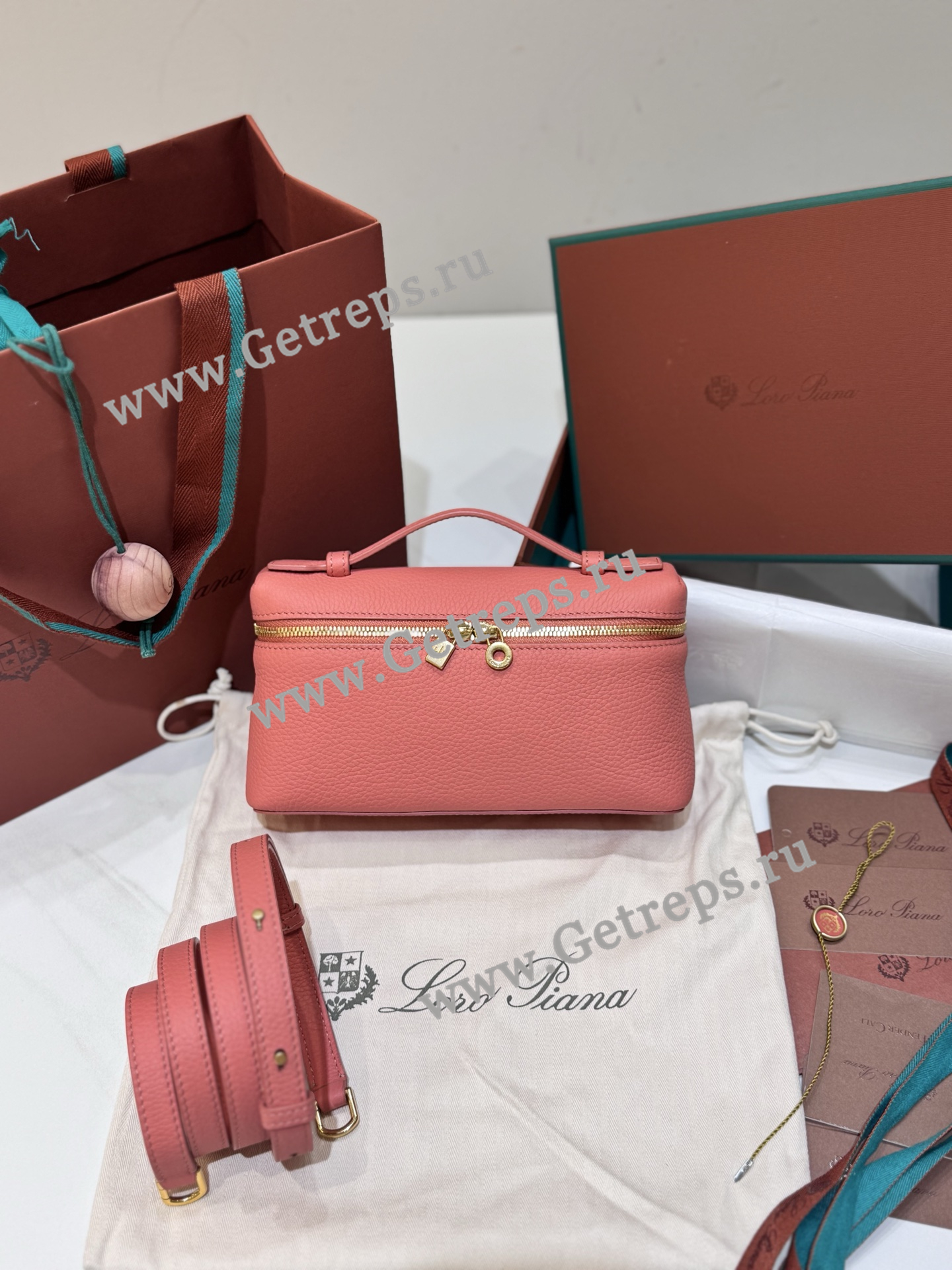 Loro Pian Extra pocket L19 Tangerine