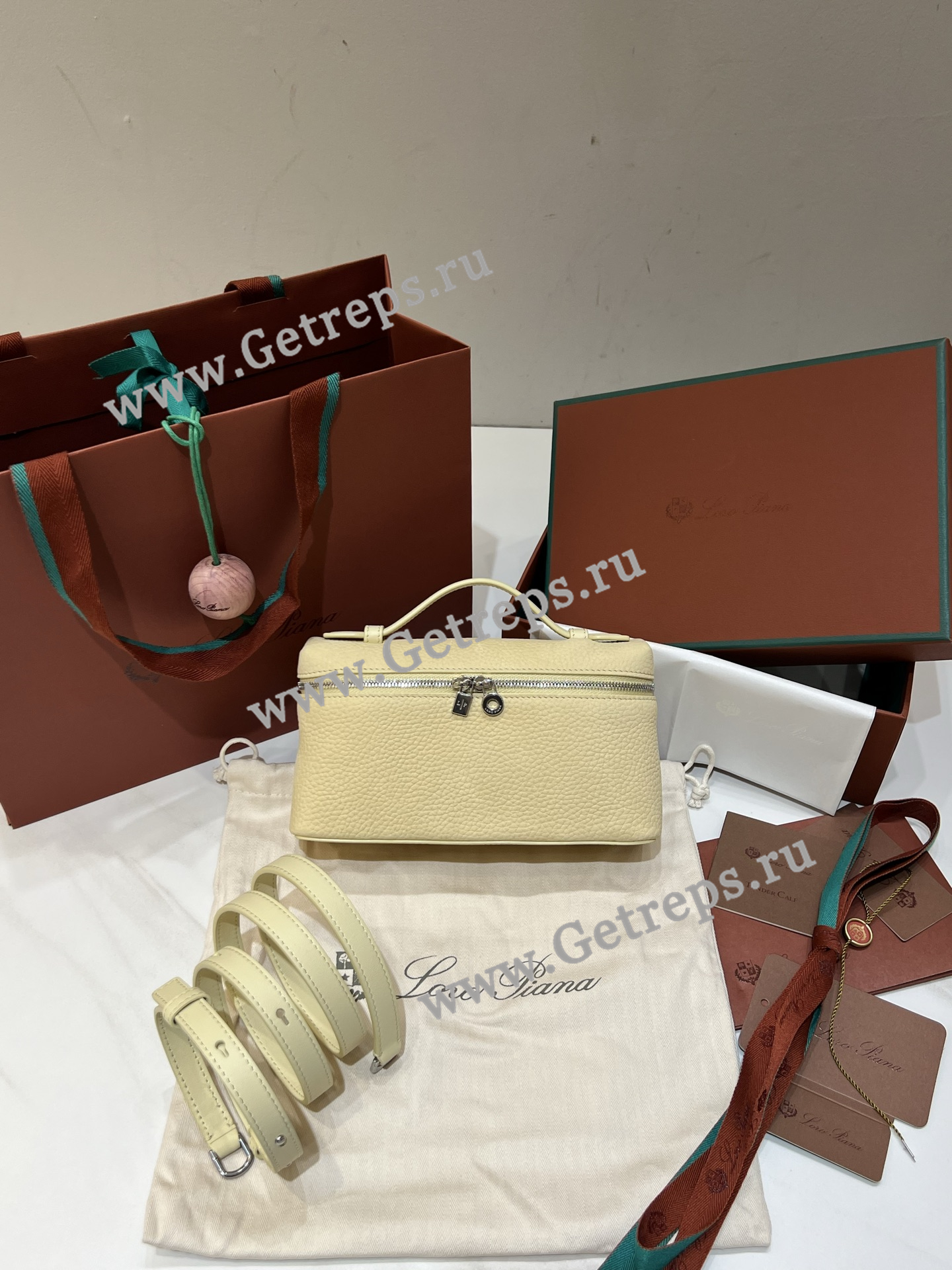 Loro Pian Extra pocket L19 Velvet Light Yellow