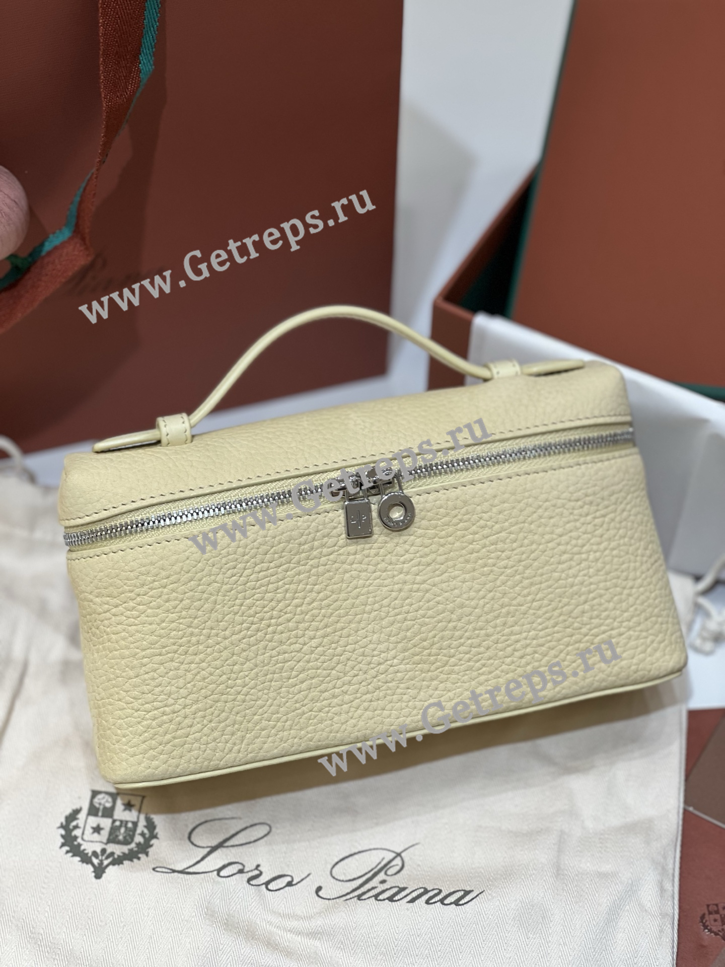 Loro Pian Extra pocket L19 Velvet Light Yellow