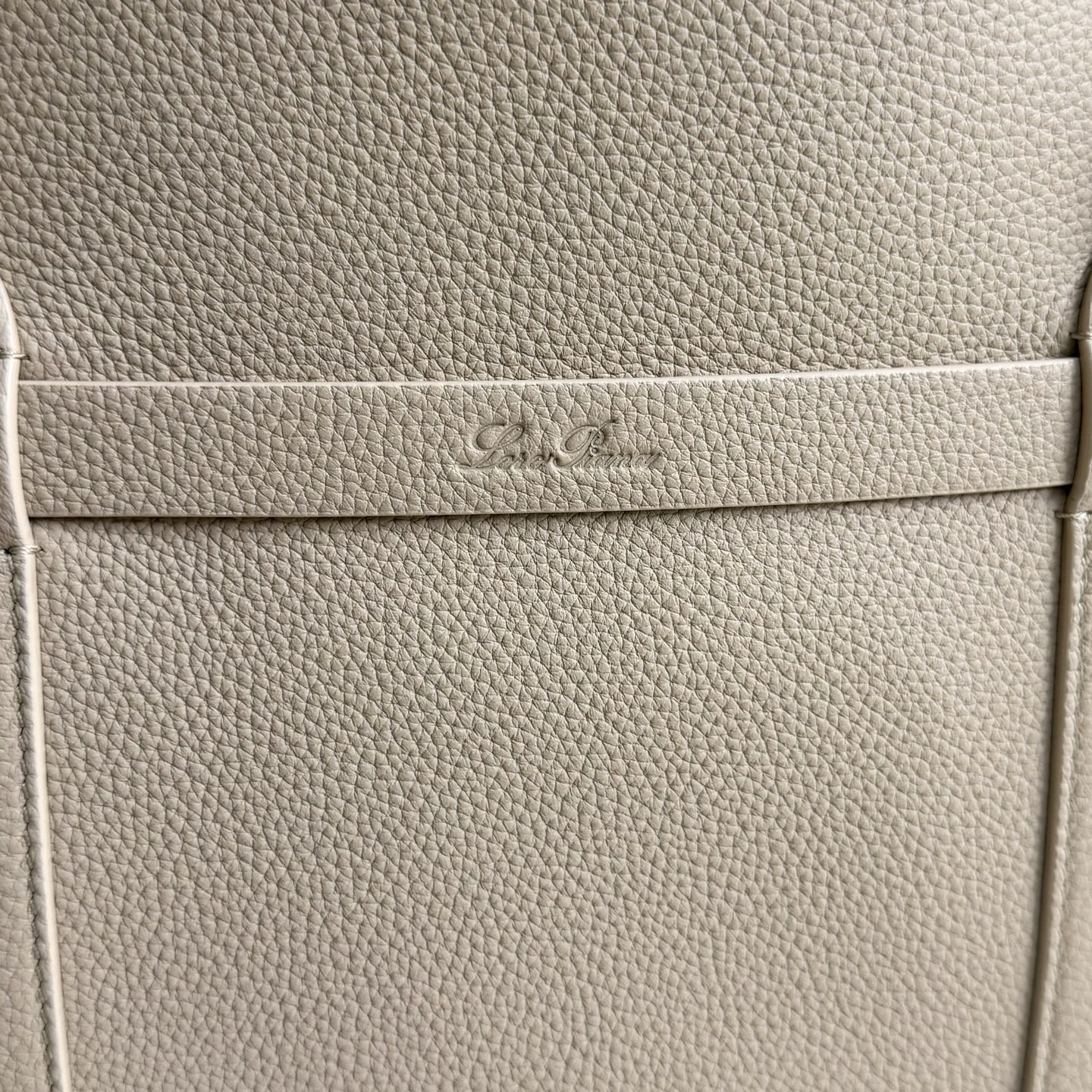 Loro Piana Ghiera Shopper Large Bag Light Travertine