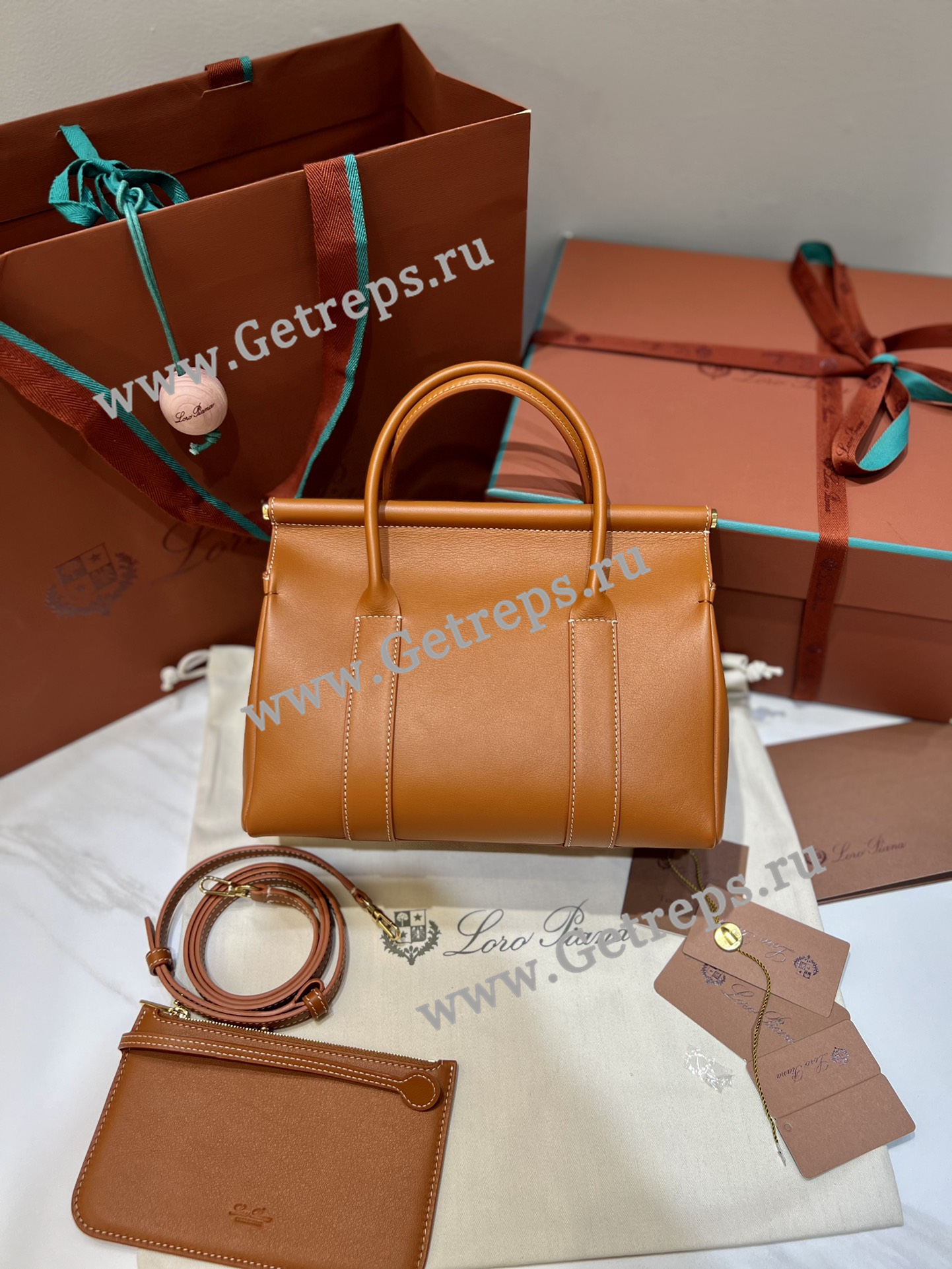 Loro Piana Loom Bag L25 Calfskin-11