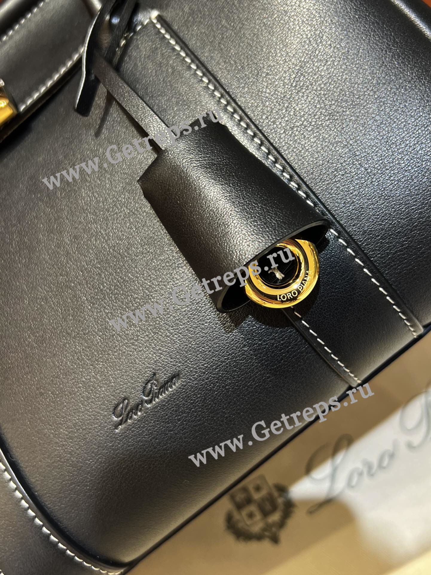 Loro Piana Loom Bag L25 Calfskin-12