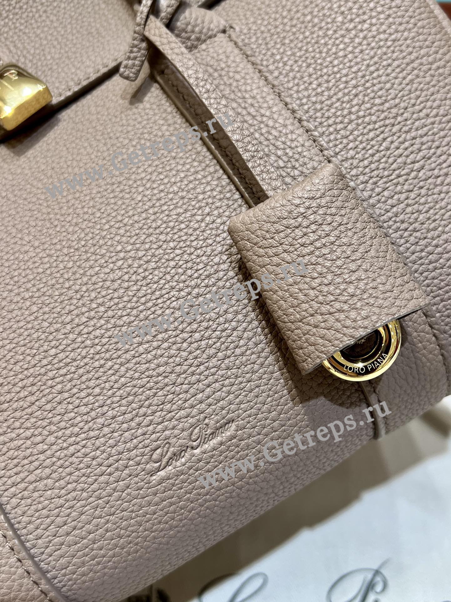 Loro Piana Loom Bag L25 Calfskin-13