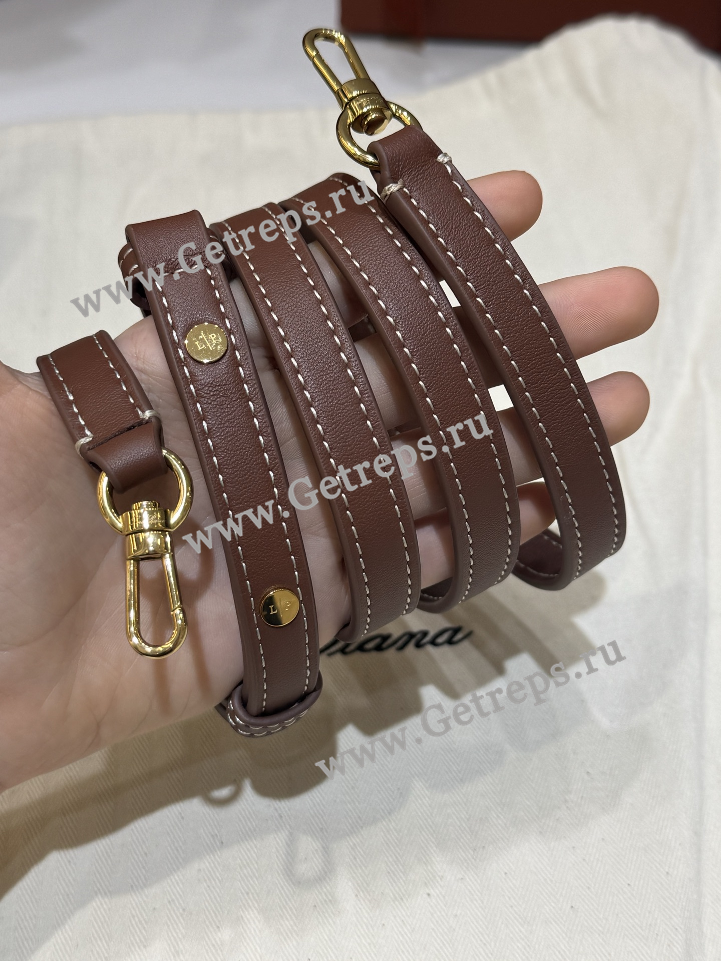 Loro Piana Loom Bag L25 Cotton Calfskin-14