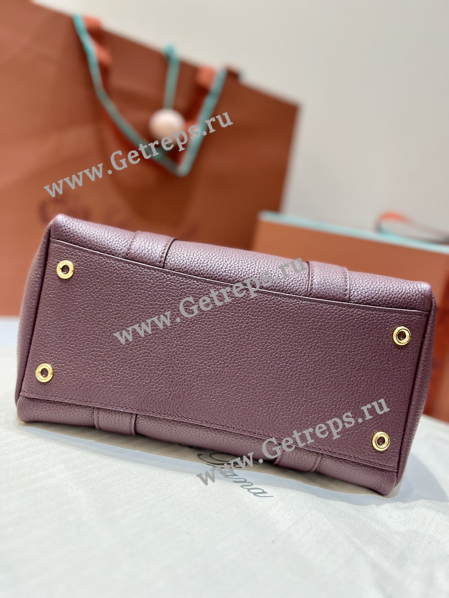 Loro Piana Loom Bag L25 Grained Calfskin-10