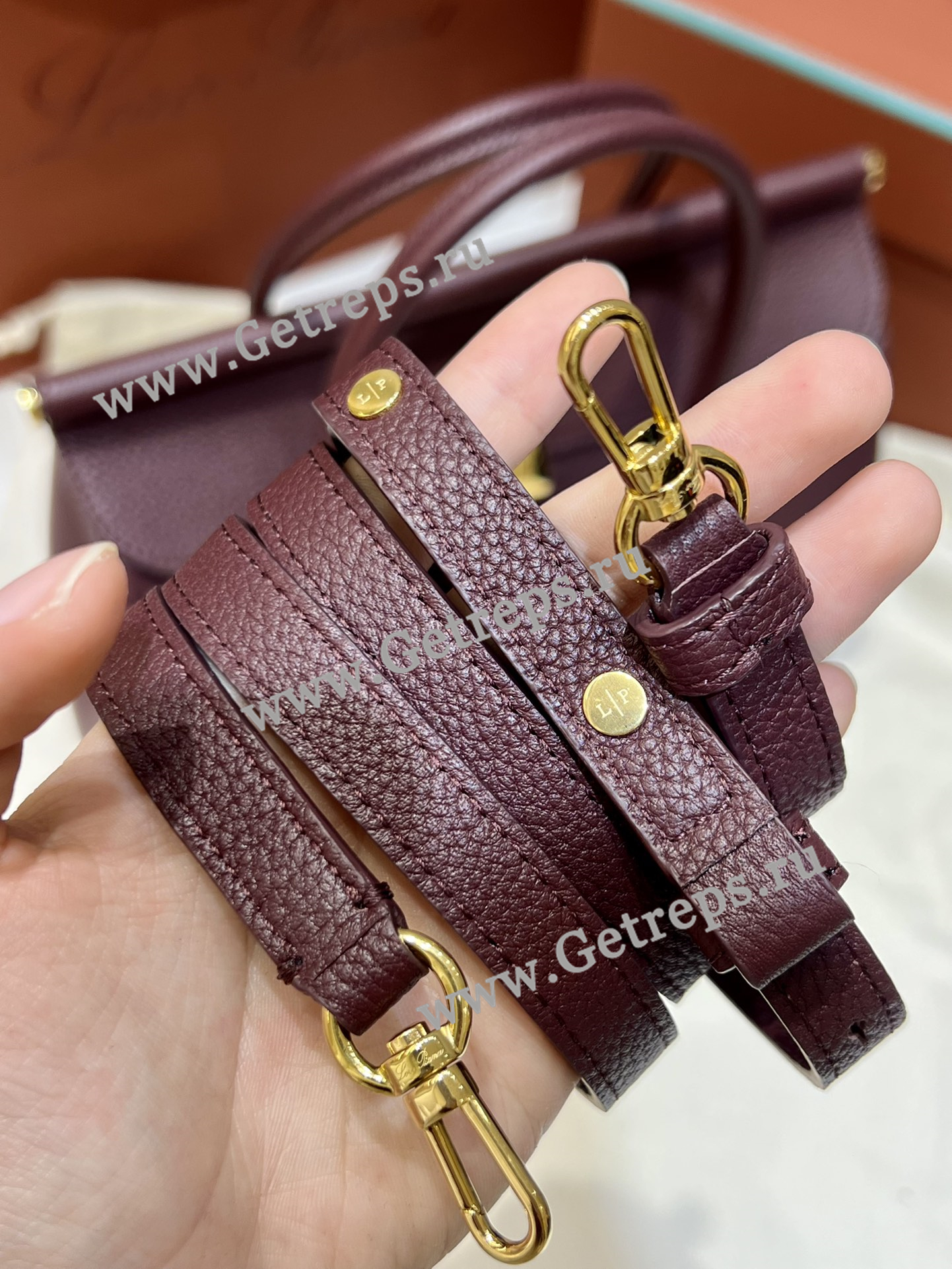 Loro Piana Loom Bag L25 Grained Calfskin-10