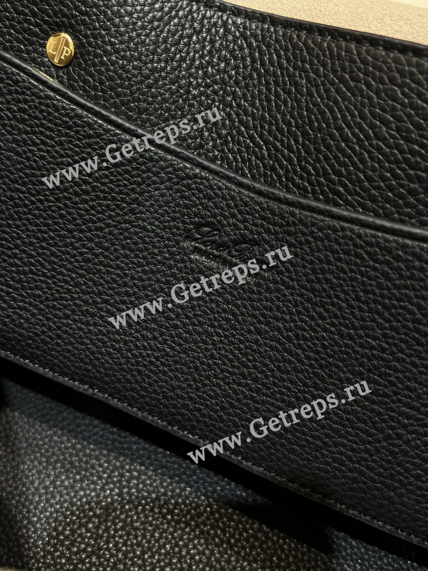 Loro Piana Loom Bag L25 Grained Calfskin-2