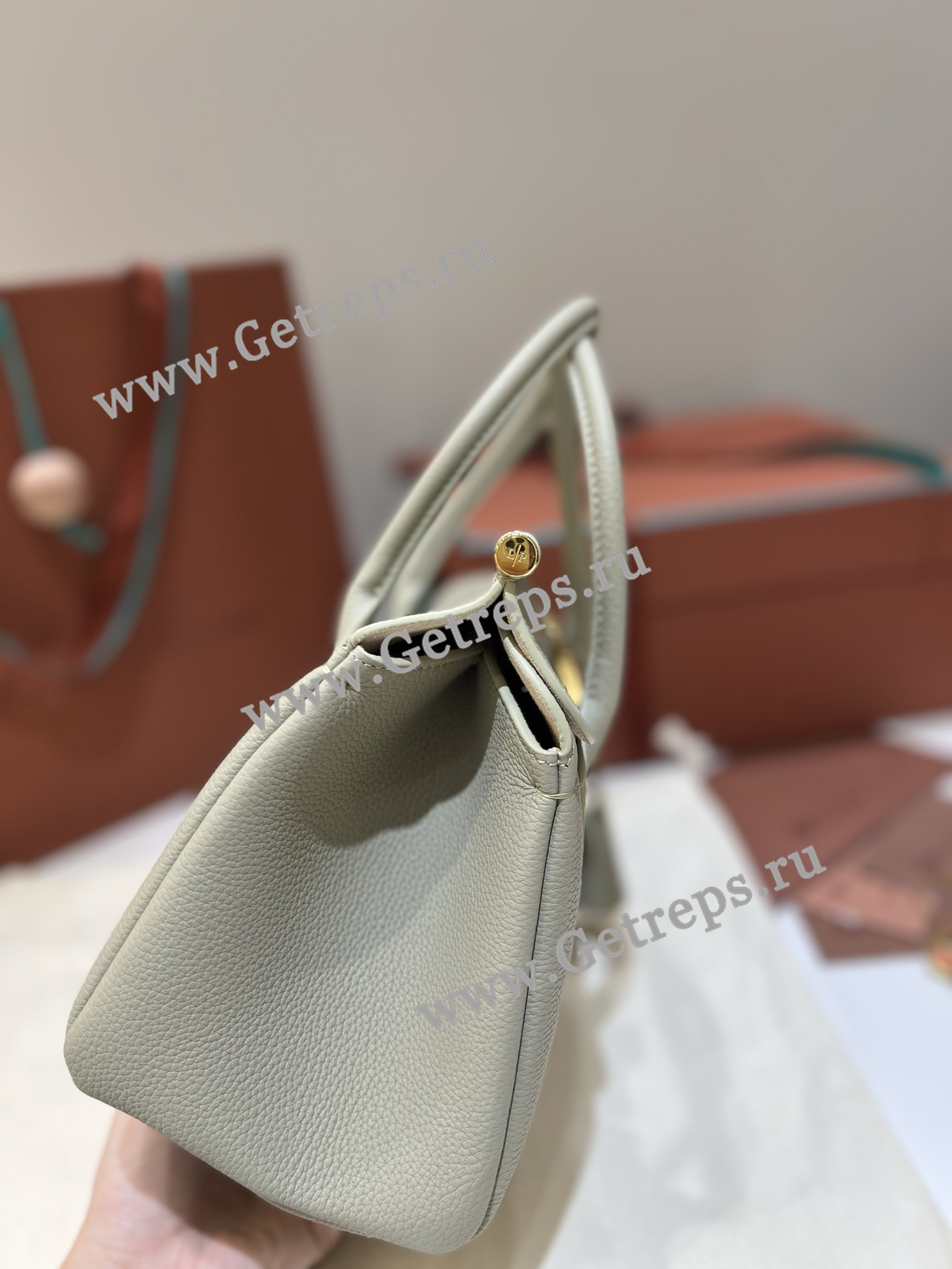 Loro Piana Loom Bag L25 Grained Calfskin-3