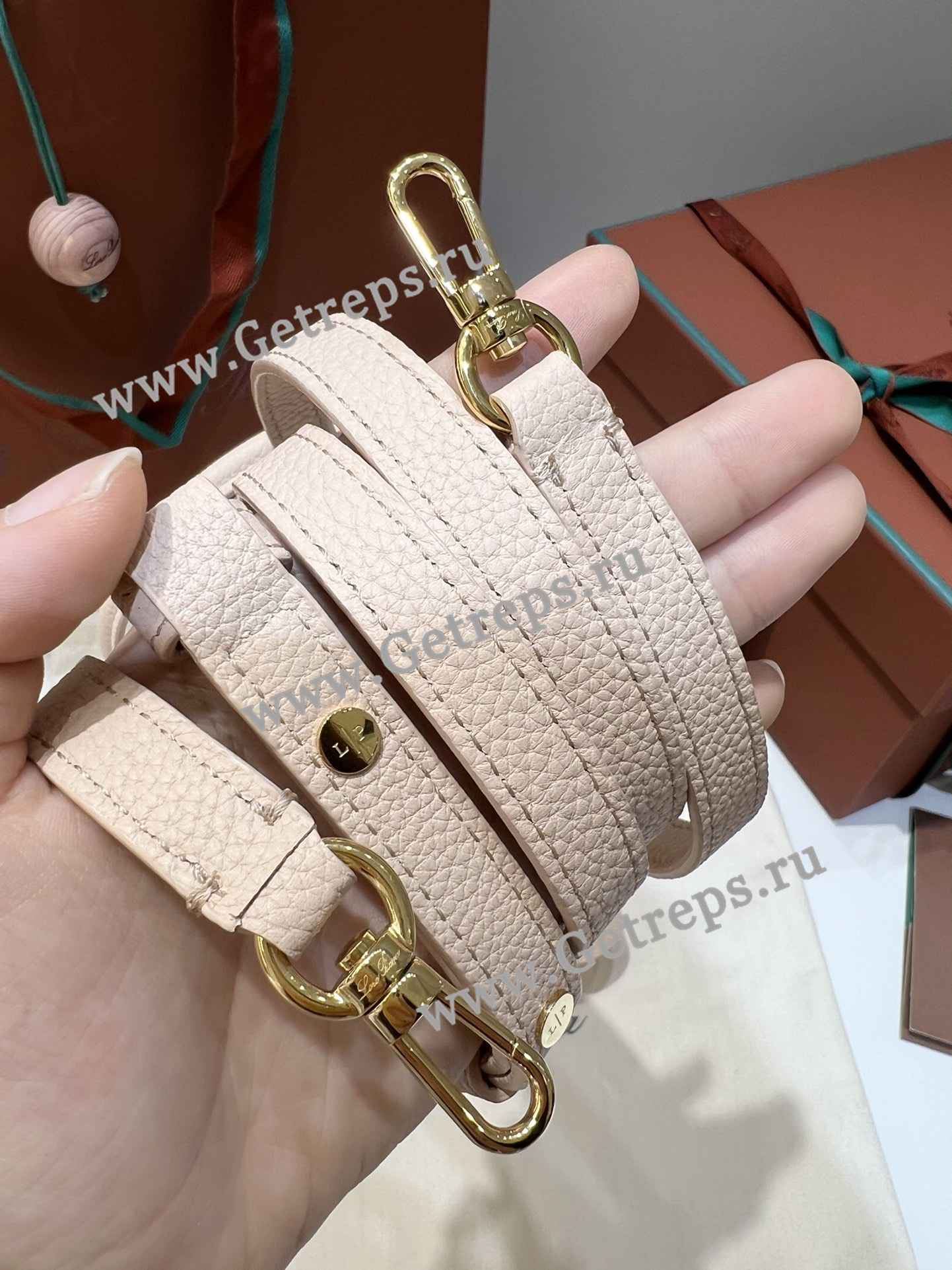 Loro Piana Loom Bag L25 Grained Calfskin-6