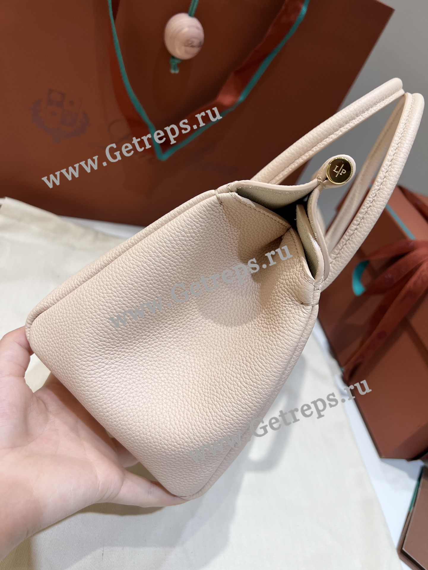 Loro Piana Loom Bag L25 Grained Calfskin-6