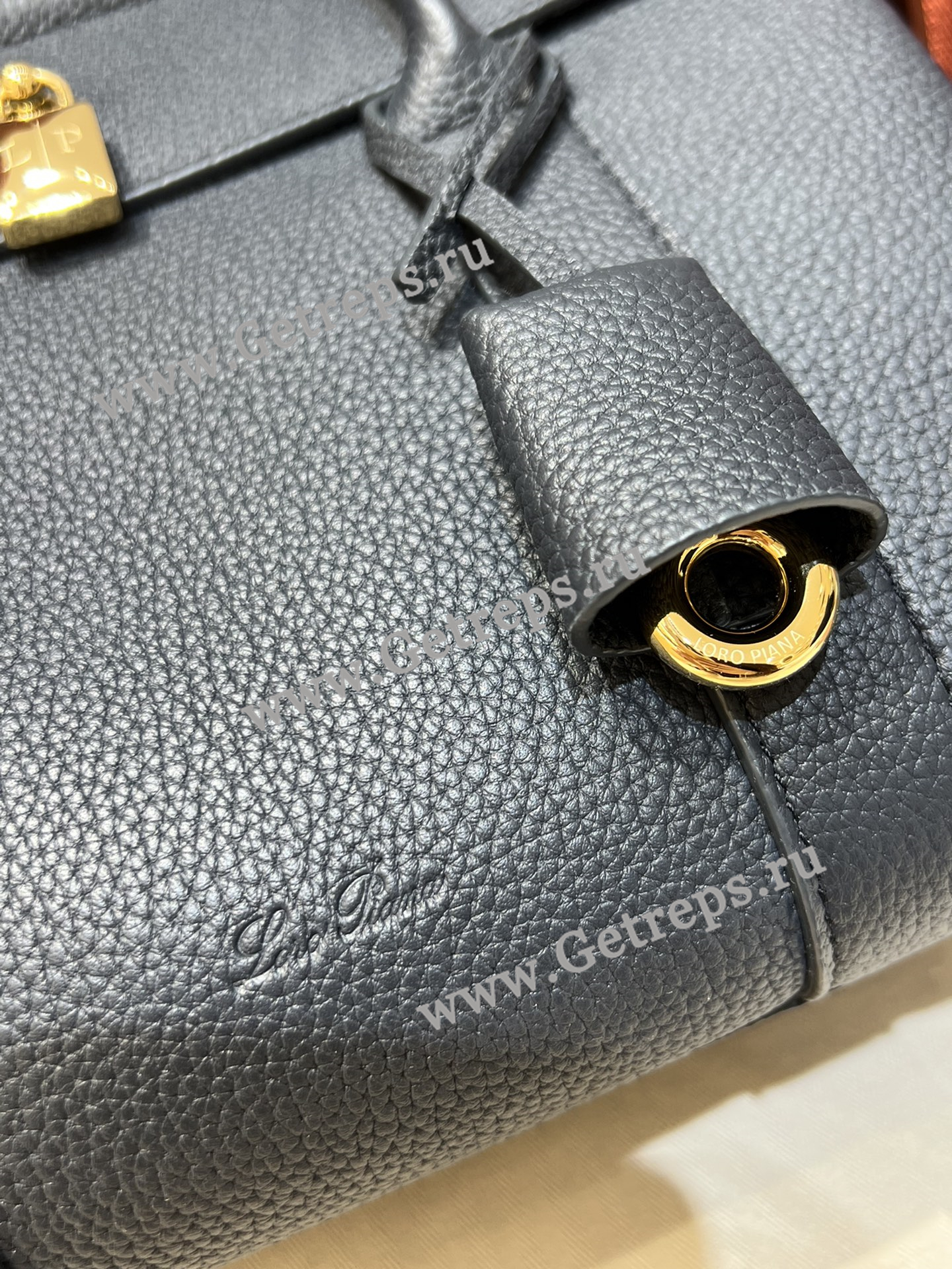 Loro Piana Loom Bag L25 Grained Calfskin-7