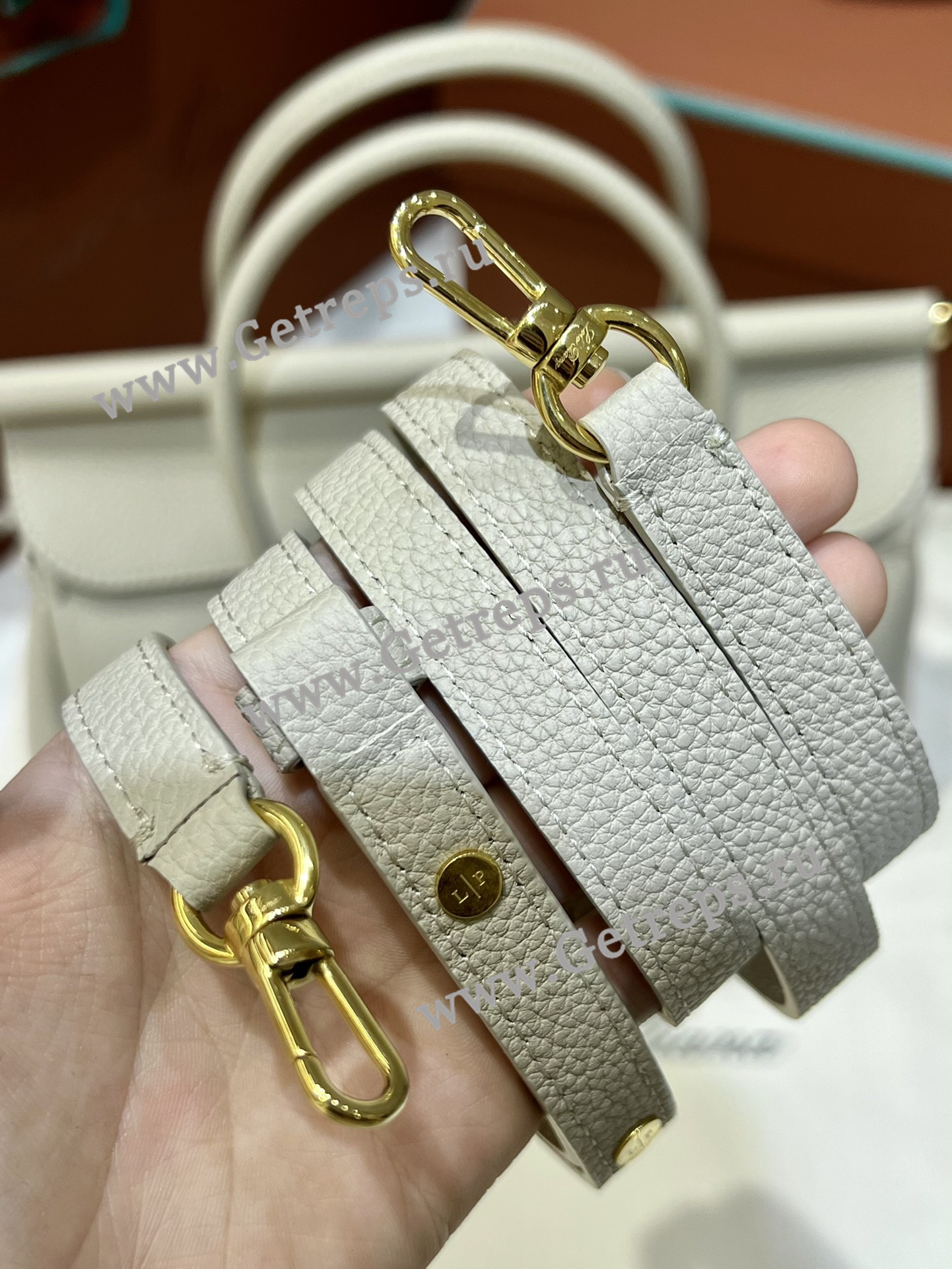 Loro Piana Loom Bag L25 Grained Calfskin-8