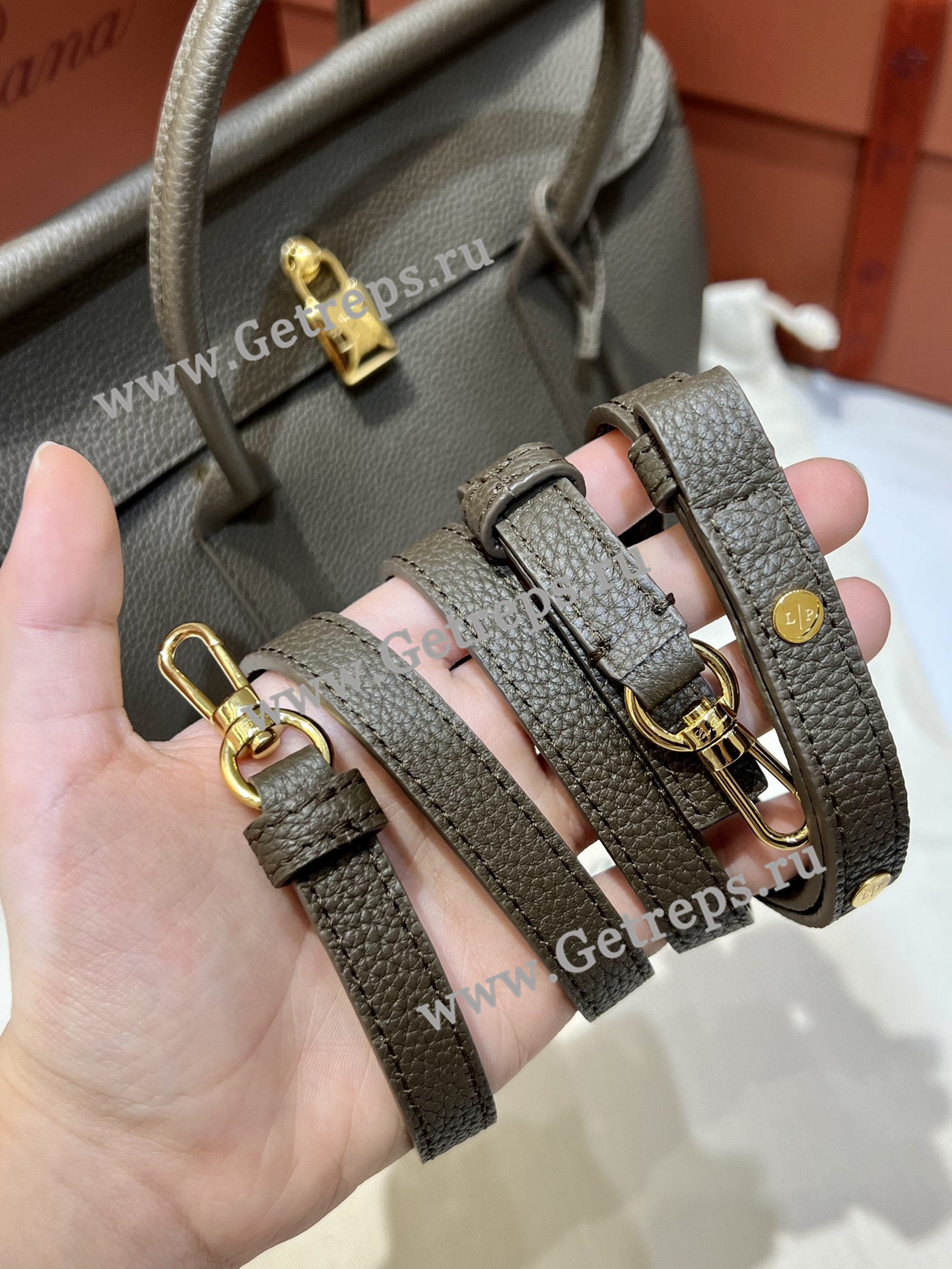 Loro Piana Loom Bag L25 Grained Calfskin-9