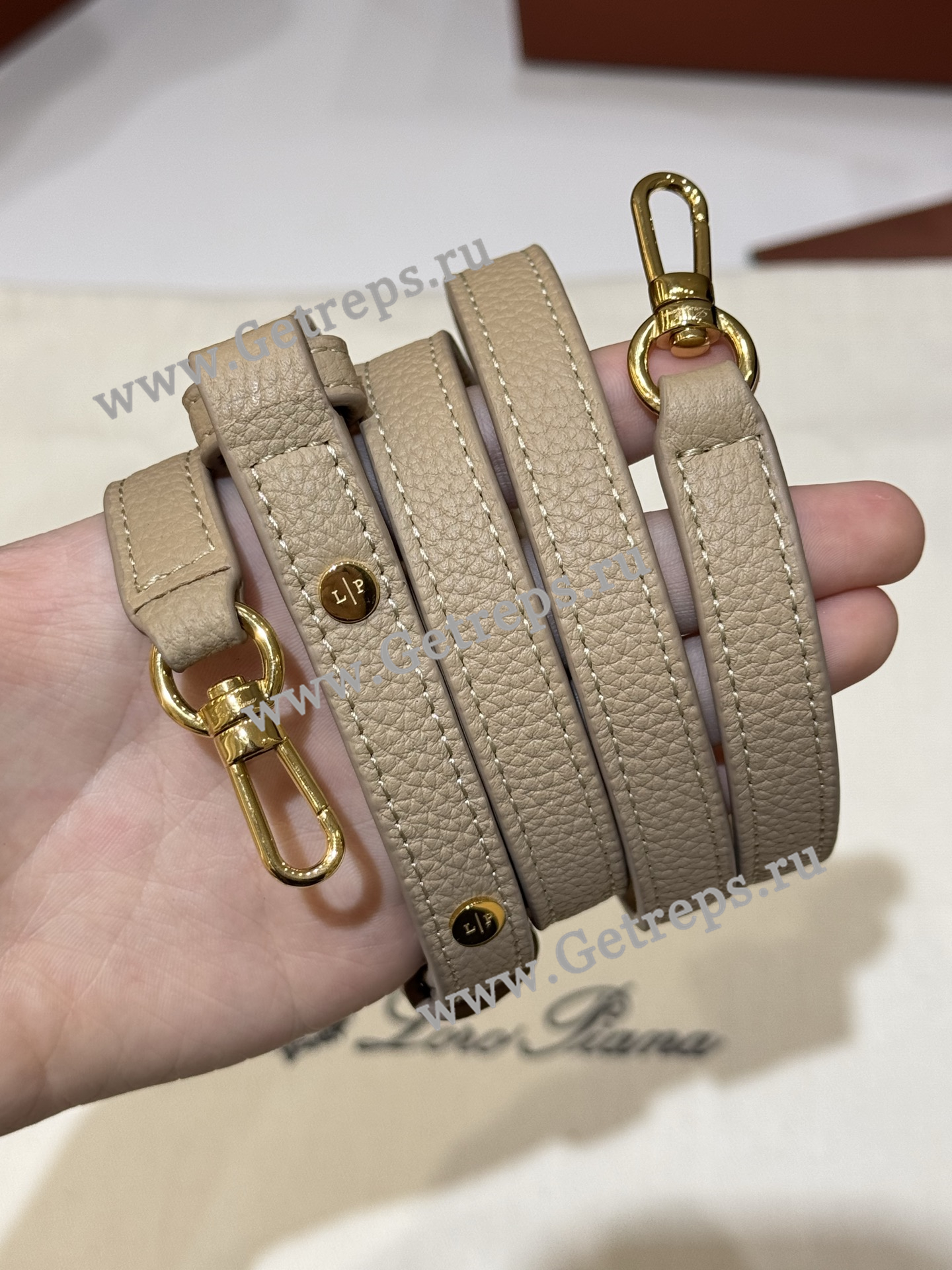 Loro Piana Loom Bag L25 Grained Calfskin