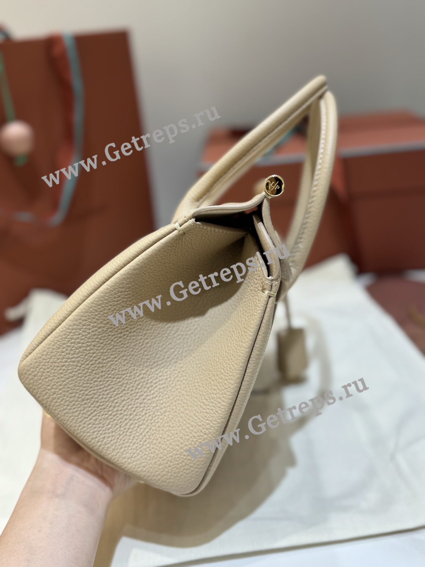 Loro Piana Loom Bag L25 Grained Calfskin