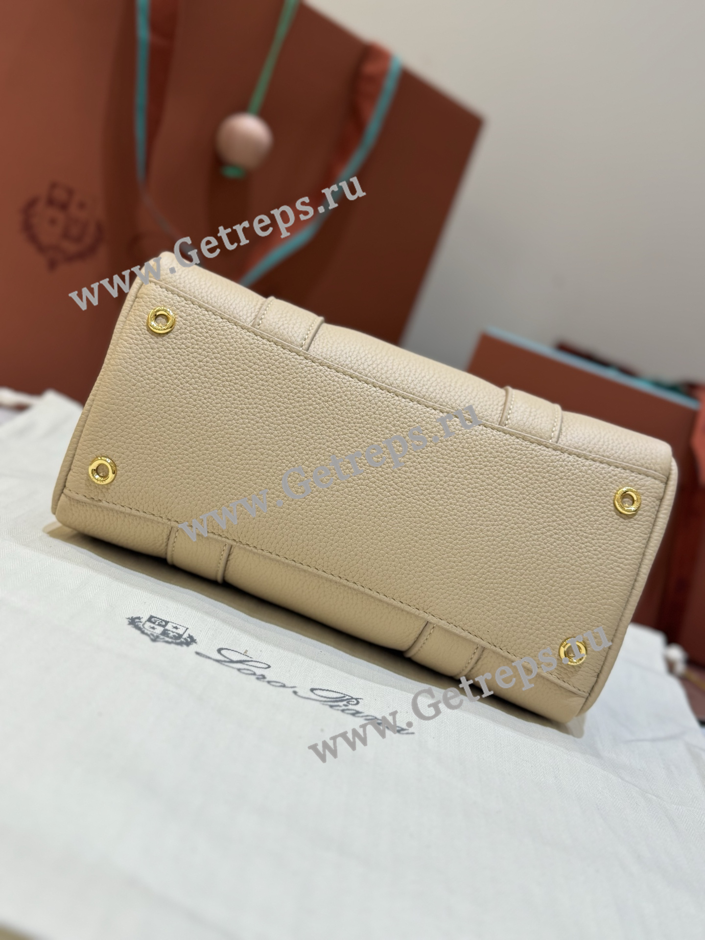 Loro Piana Loom Bag L25 Grained Calfskin