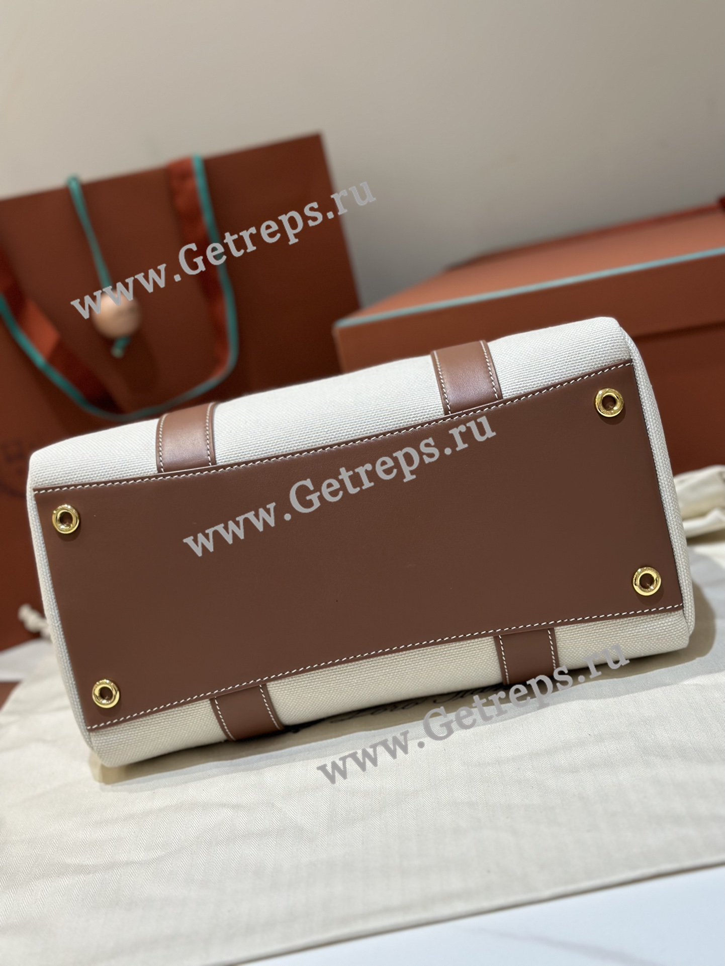 Loro Piana Loom Bag L32 Cotton Linen-11