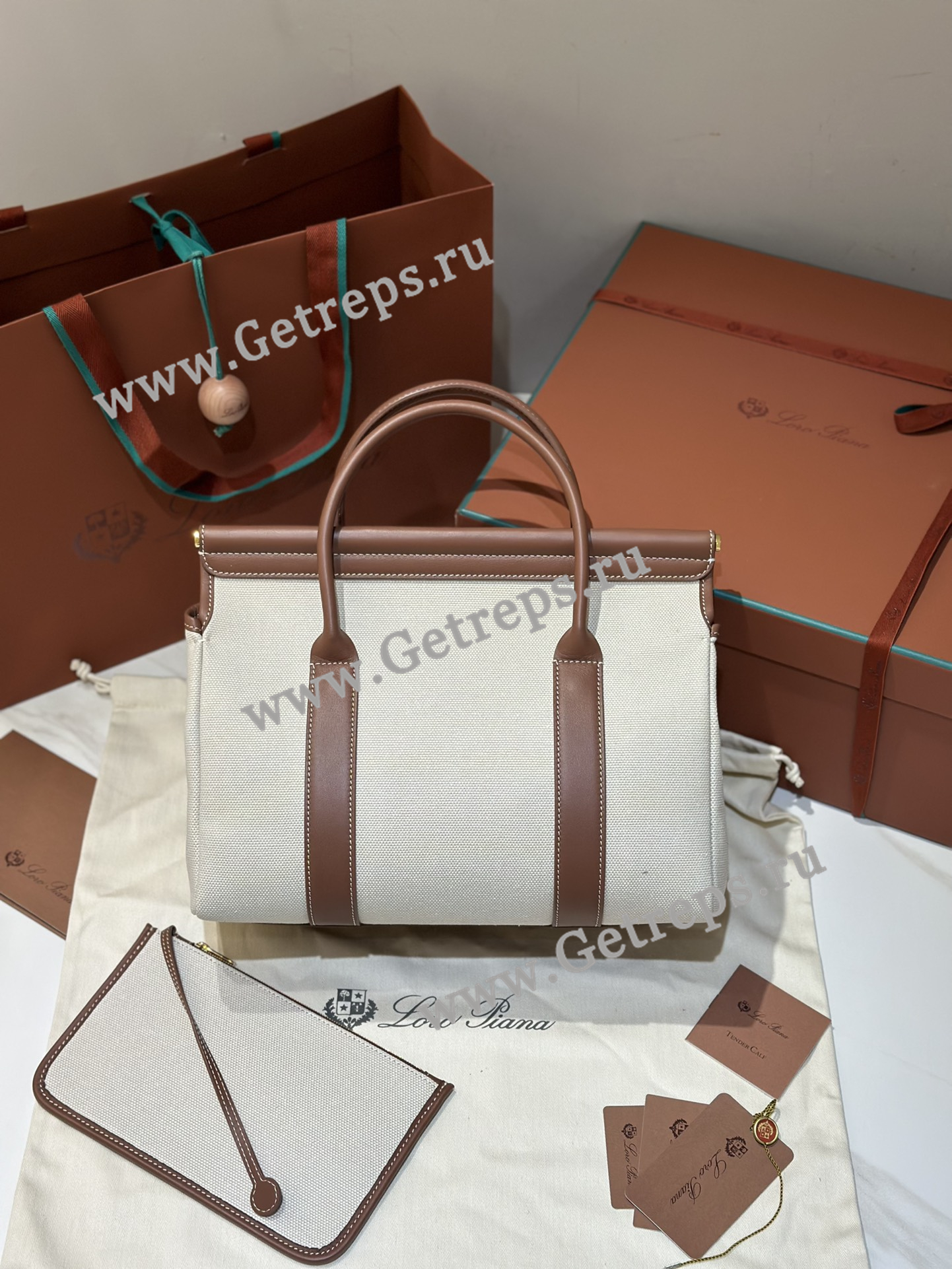 Loro Piana Loom Bag L32 Cotton Linen-11