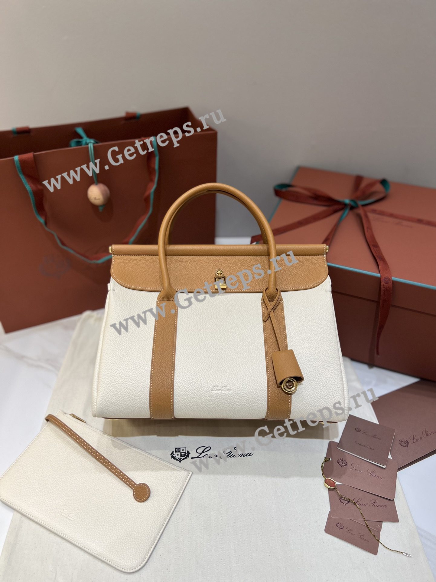 Loro Piana Loom Bag L32 Cotton Linen-12