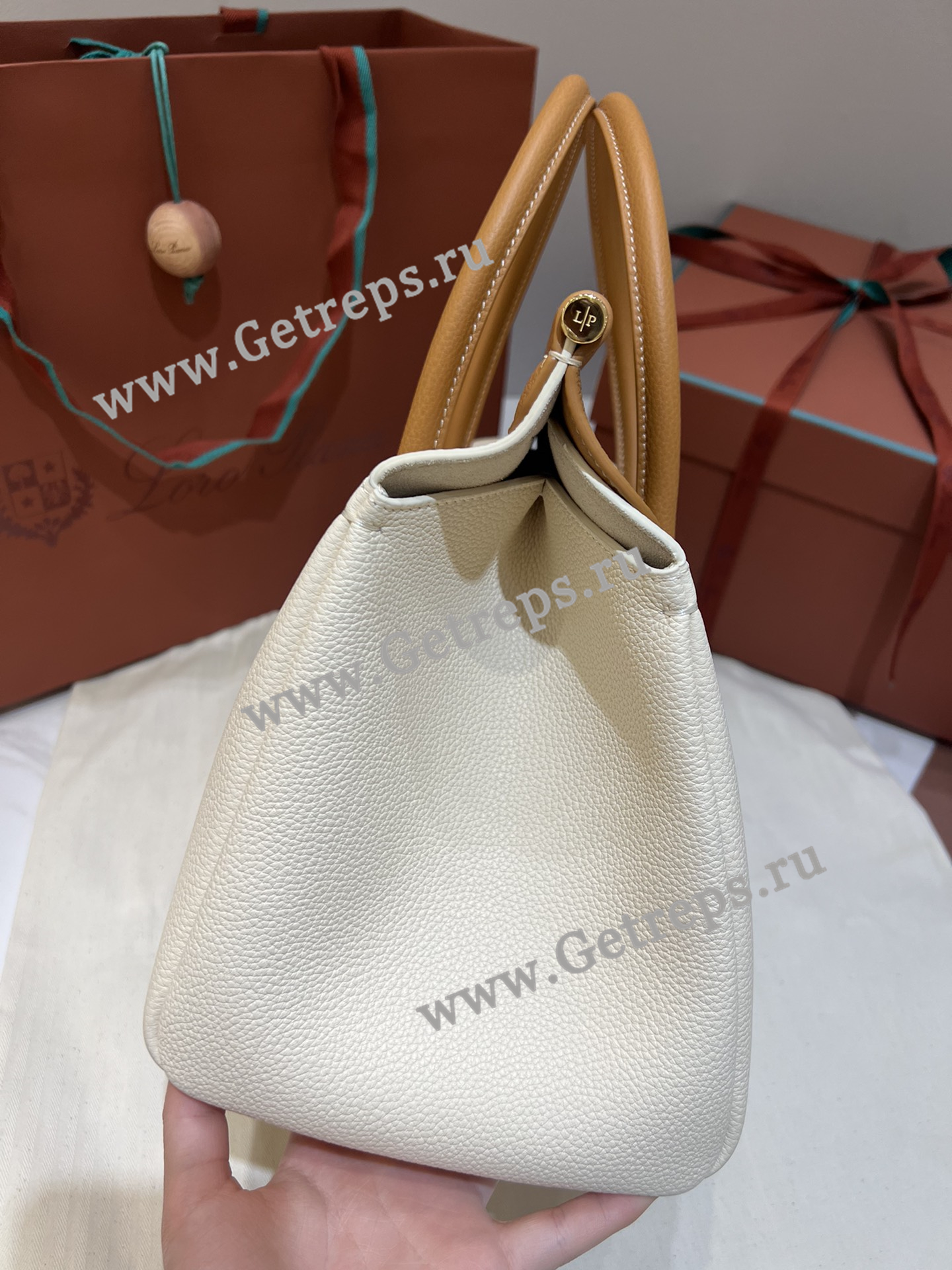 Loro Piana Loom Bag L32 Cotton Linen-12