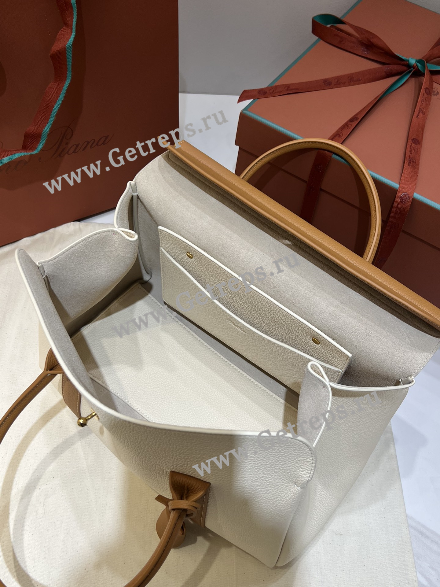 Loro Piana Loom Bag L32 Cotton Linen-12