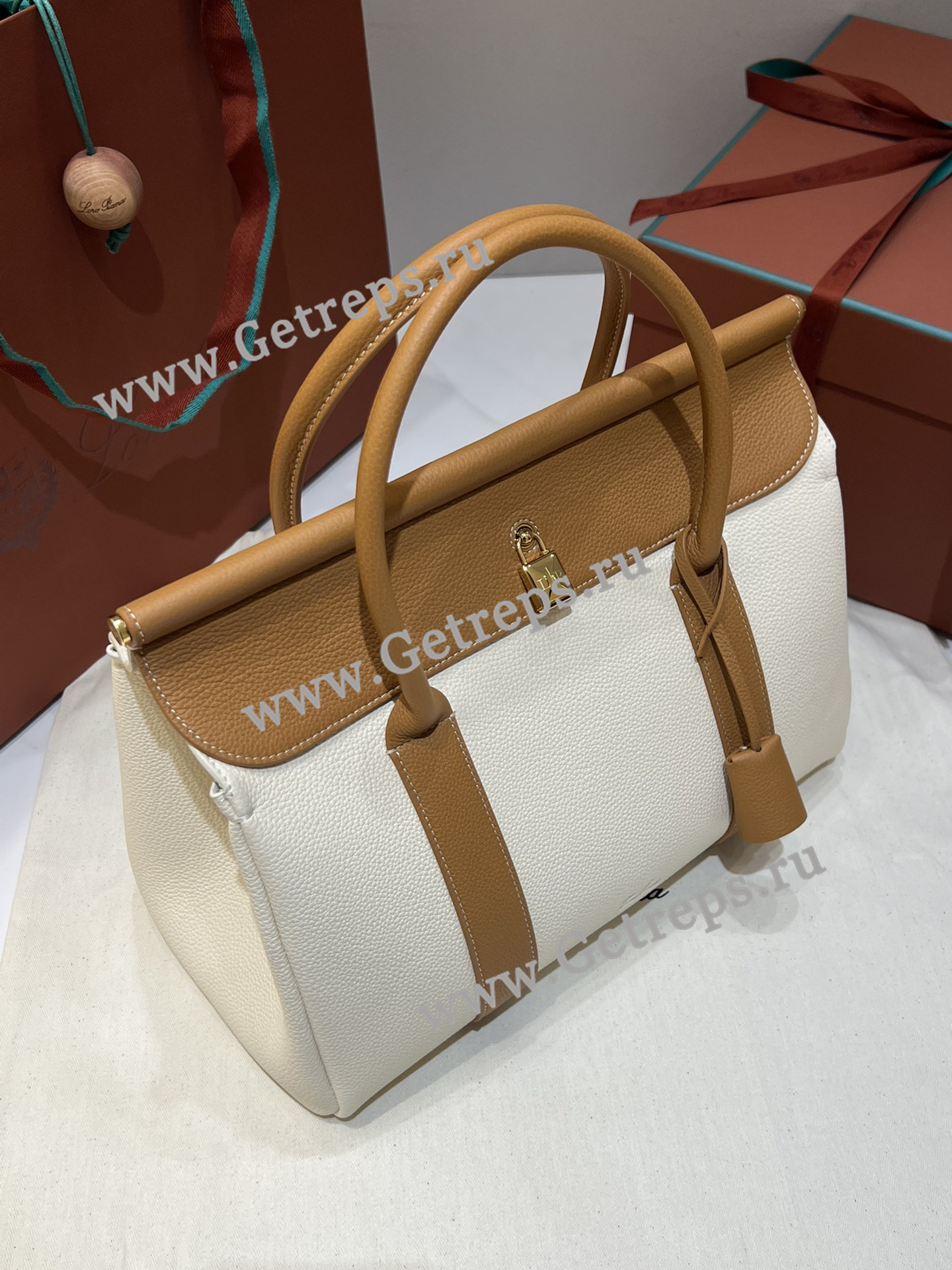 Loro Piana Loom Bag L32 Cotton Linen-12