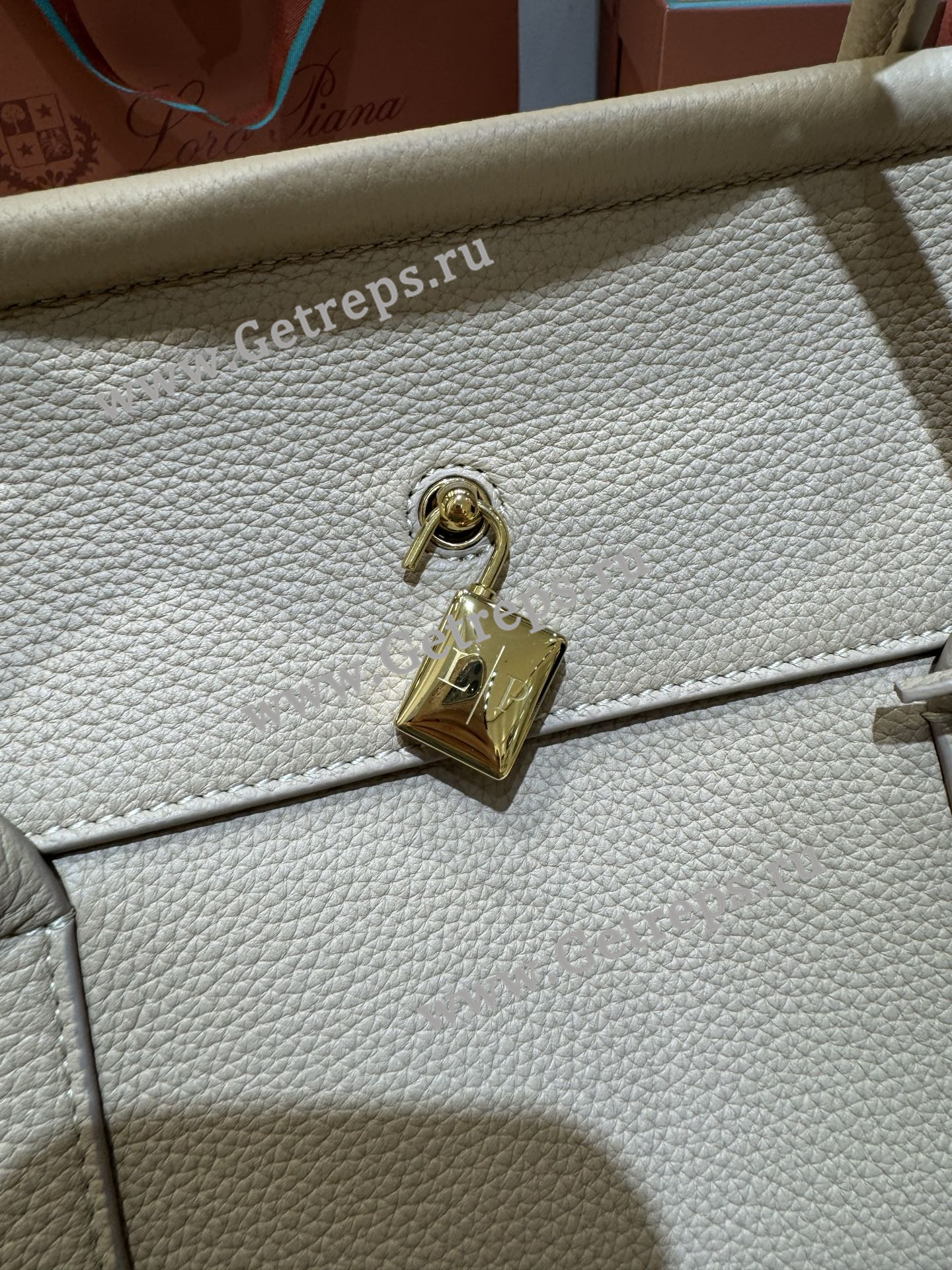 Loro Piana Loom Bag L32 Grained Calfskin-10