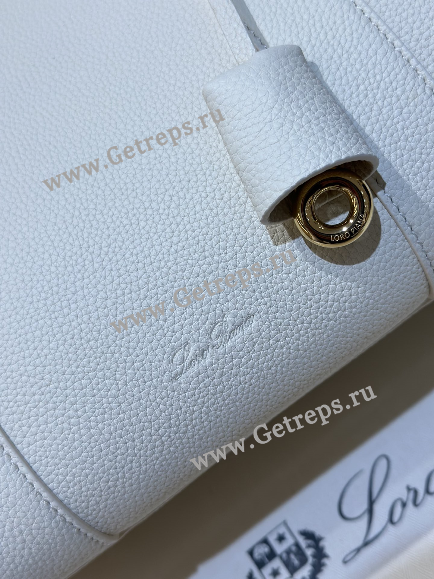 Loro Piana Loom Bag L32 Grained Calfskin-5