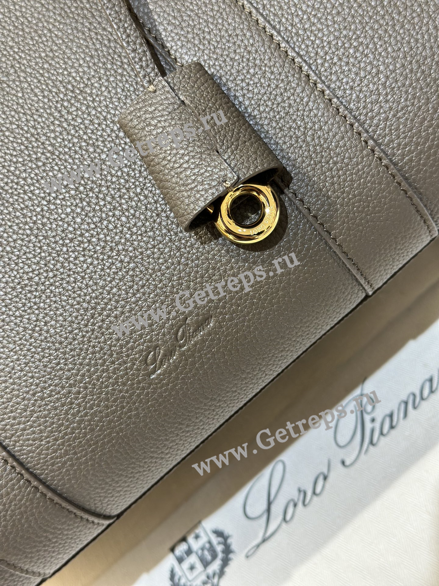 Loro Piana Loom Bag L32 Grained Calfskin-6