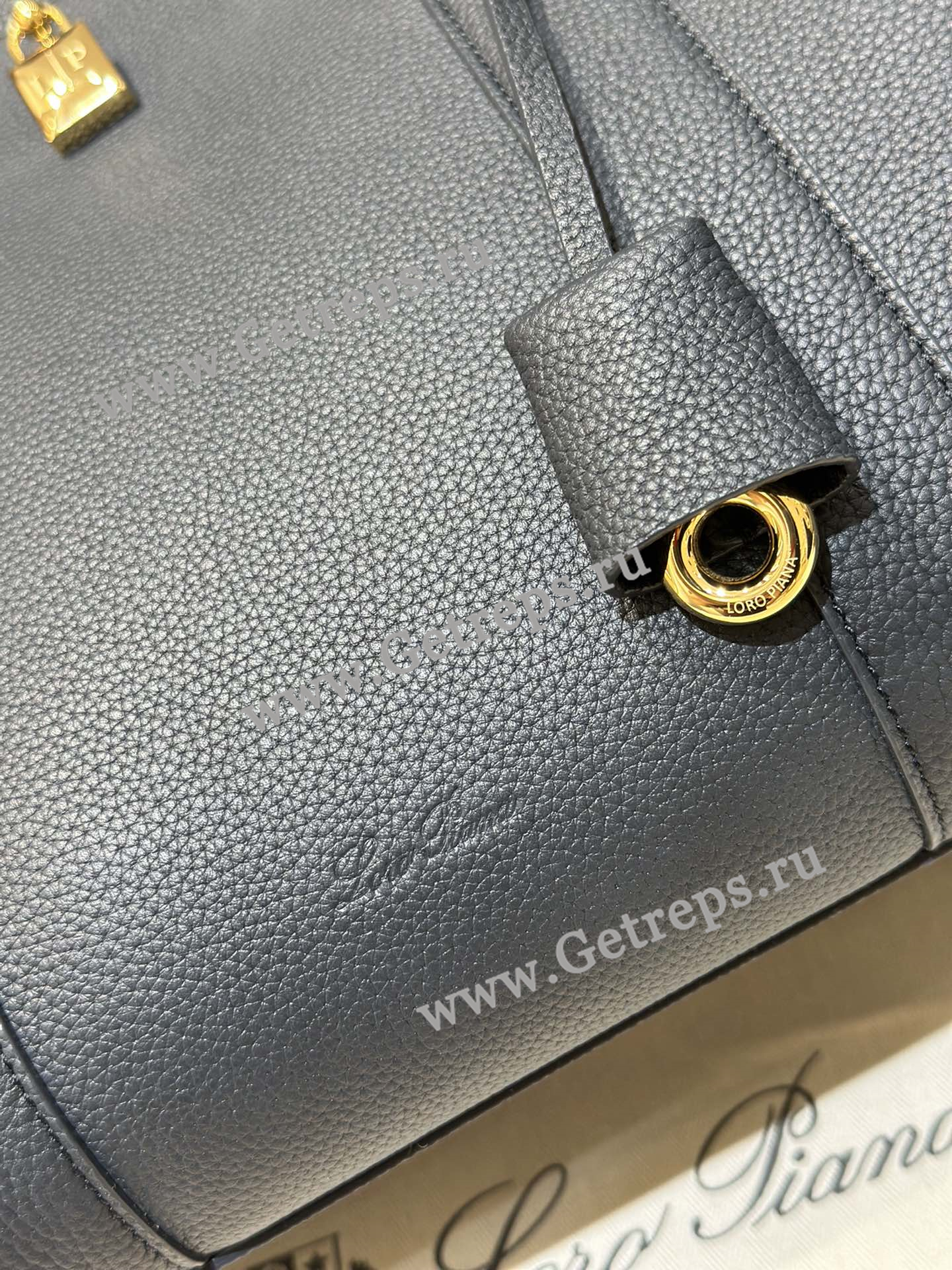 Loro Piana Loom Bag L32 Grained Calfskin-7