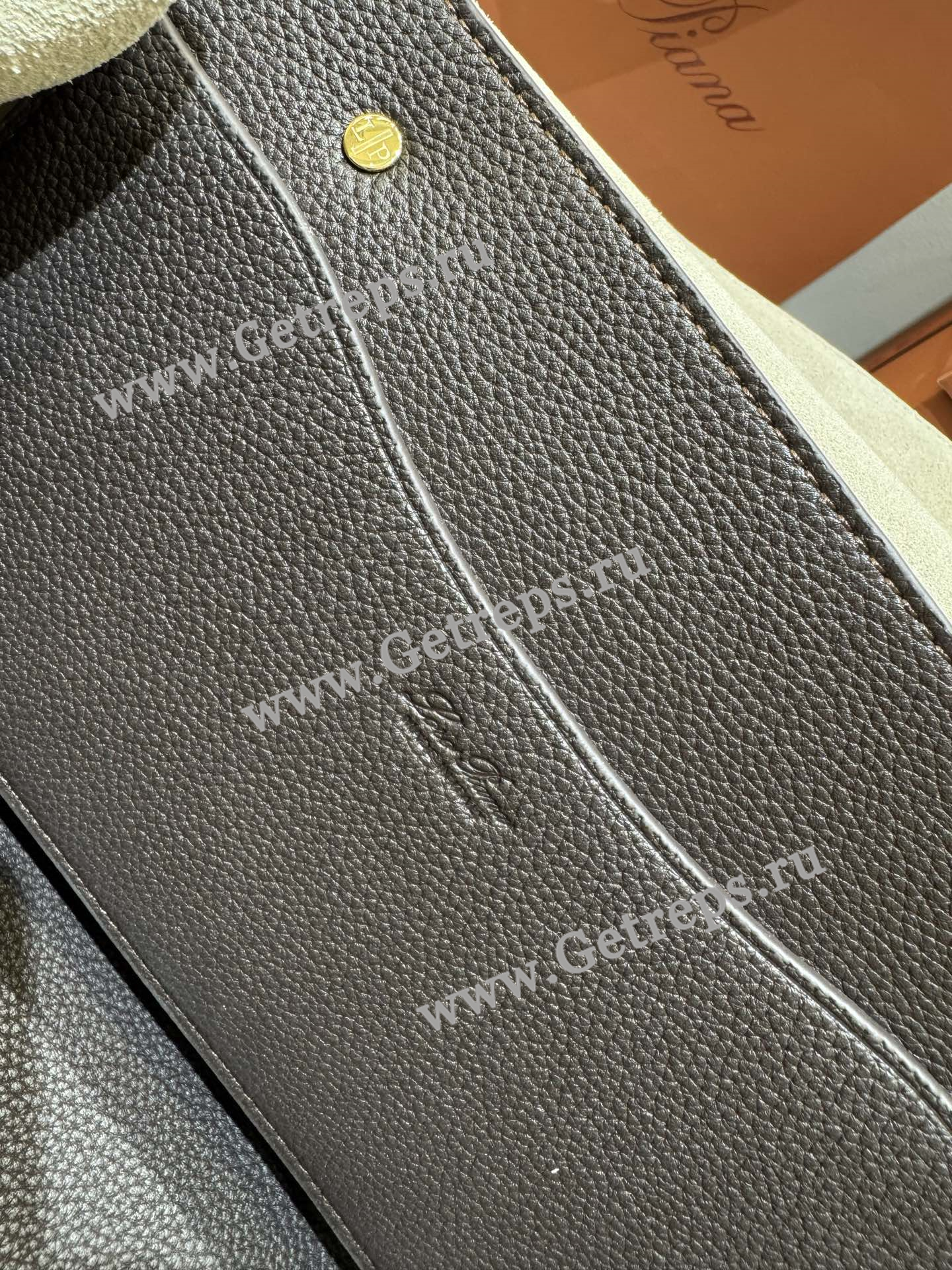 Loro Piana Loom Bag L32 Grained Calfskin-8