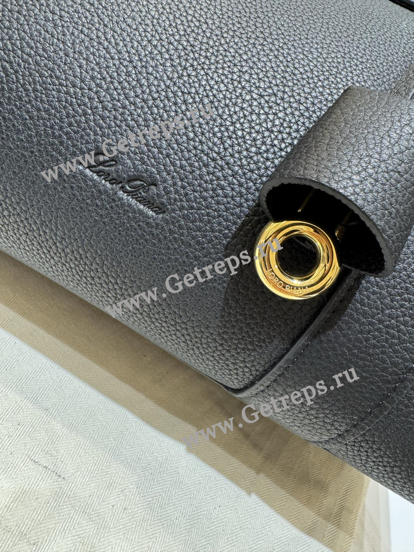 Loro Piana Loom Bag L32 Grained Calfskin-9