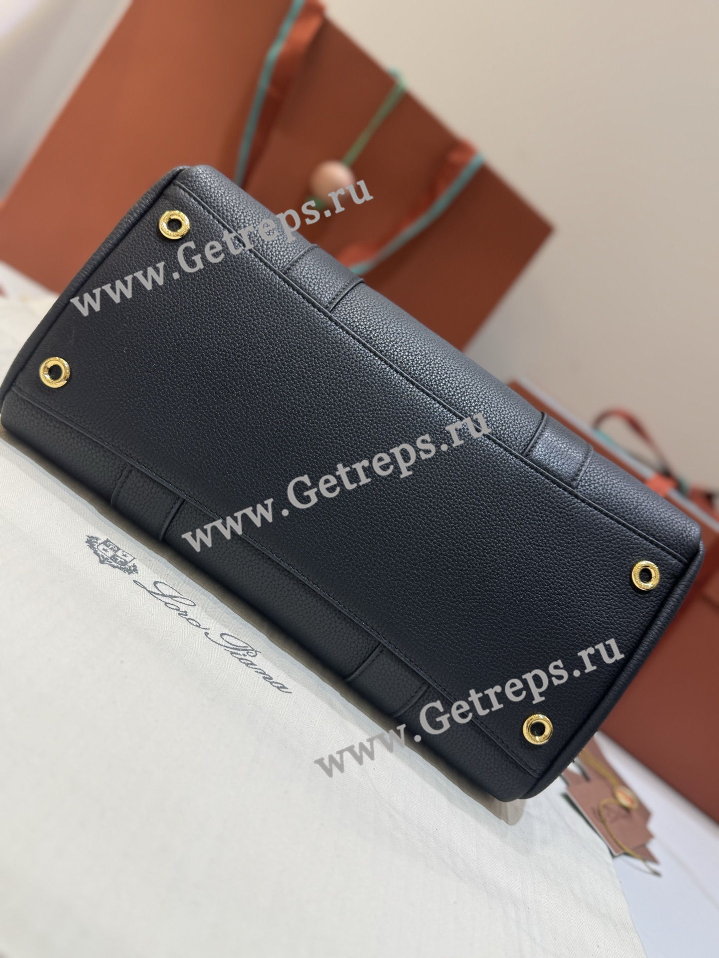 Loro Piana Loom Bag L32 Grained Calfskin-9