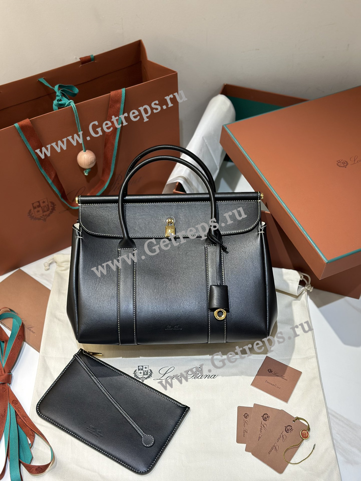 Loro Piana Loom Bag L32 Smooth Calfskin-1