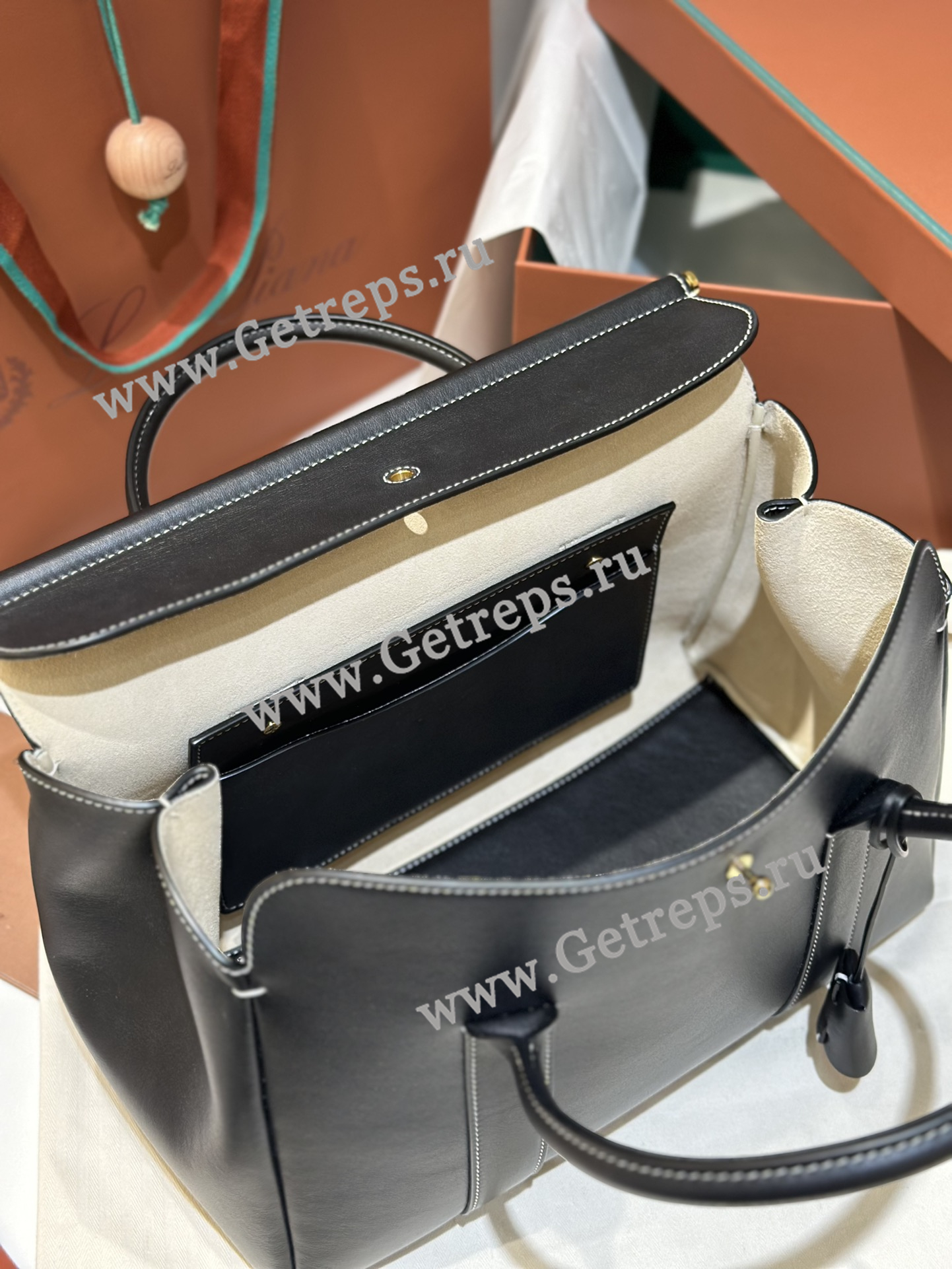 Loro Piana Loom Bag L32 Smooth Calfskin-1