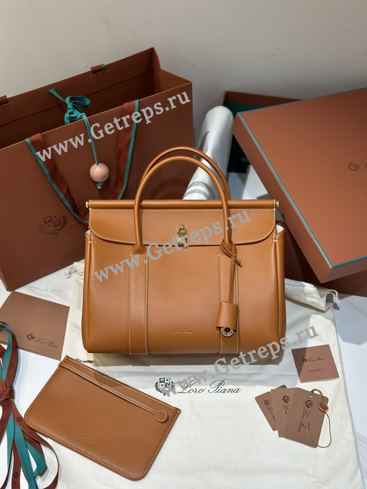 Loro Piana Loom Bag L32 Smooth Calfskin-2