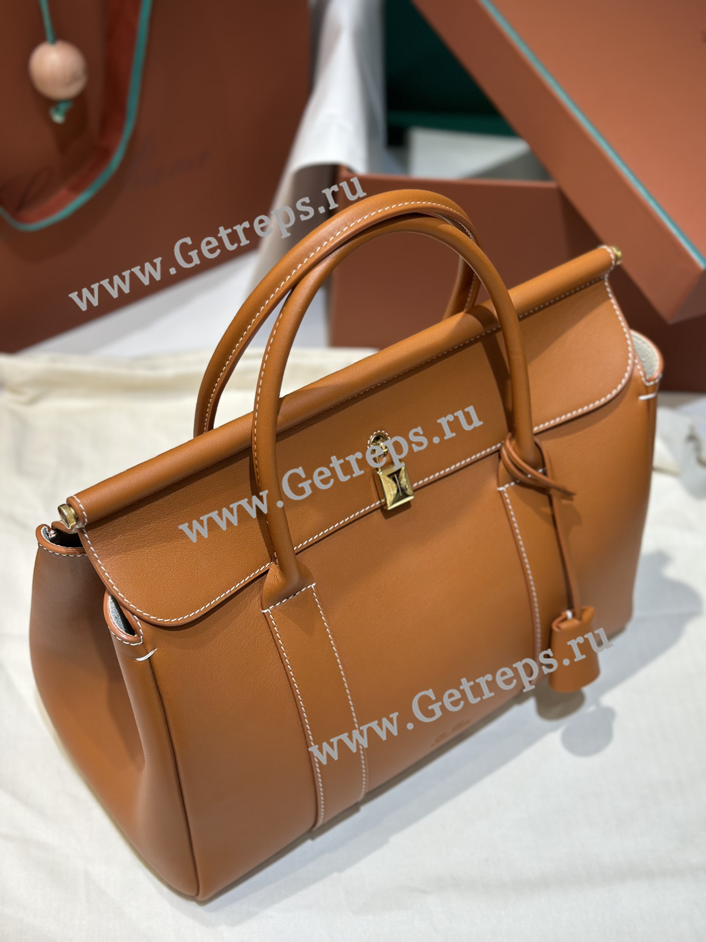 Loro Piana Loom Bag L32 Smooth Calfskin-2