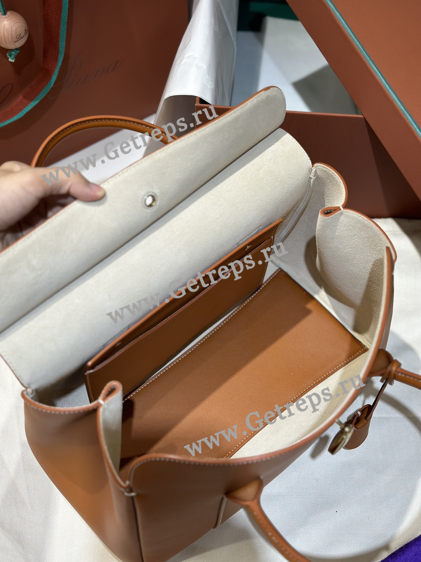 Loro Piana Loom Bag L32 Smooth Calfskin-2