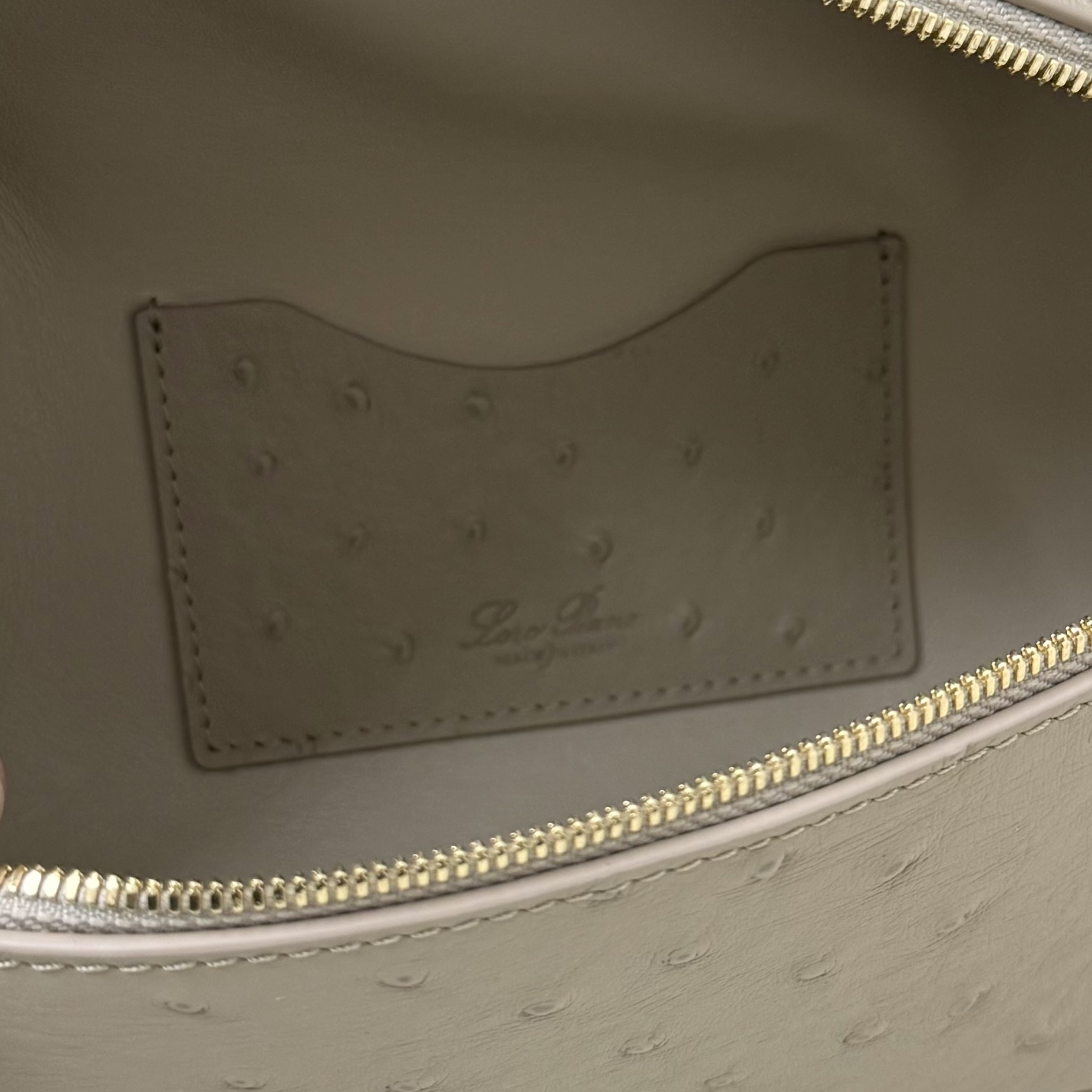 Loro piana Extra Bag L23 Ostrich Grey