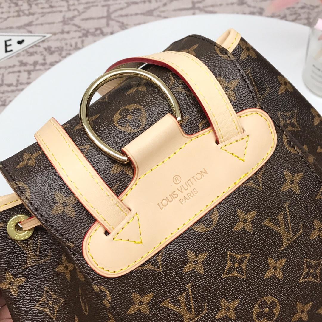 Louis Vuitton 51135 Raffine Monogram Canvas Women Backpack