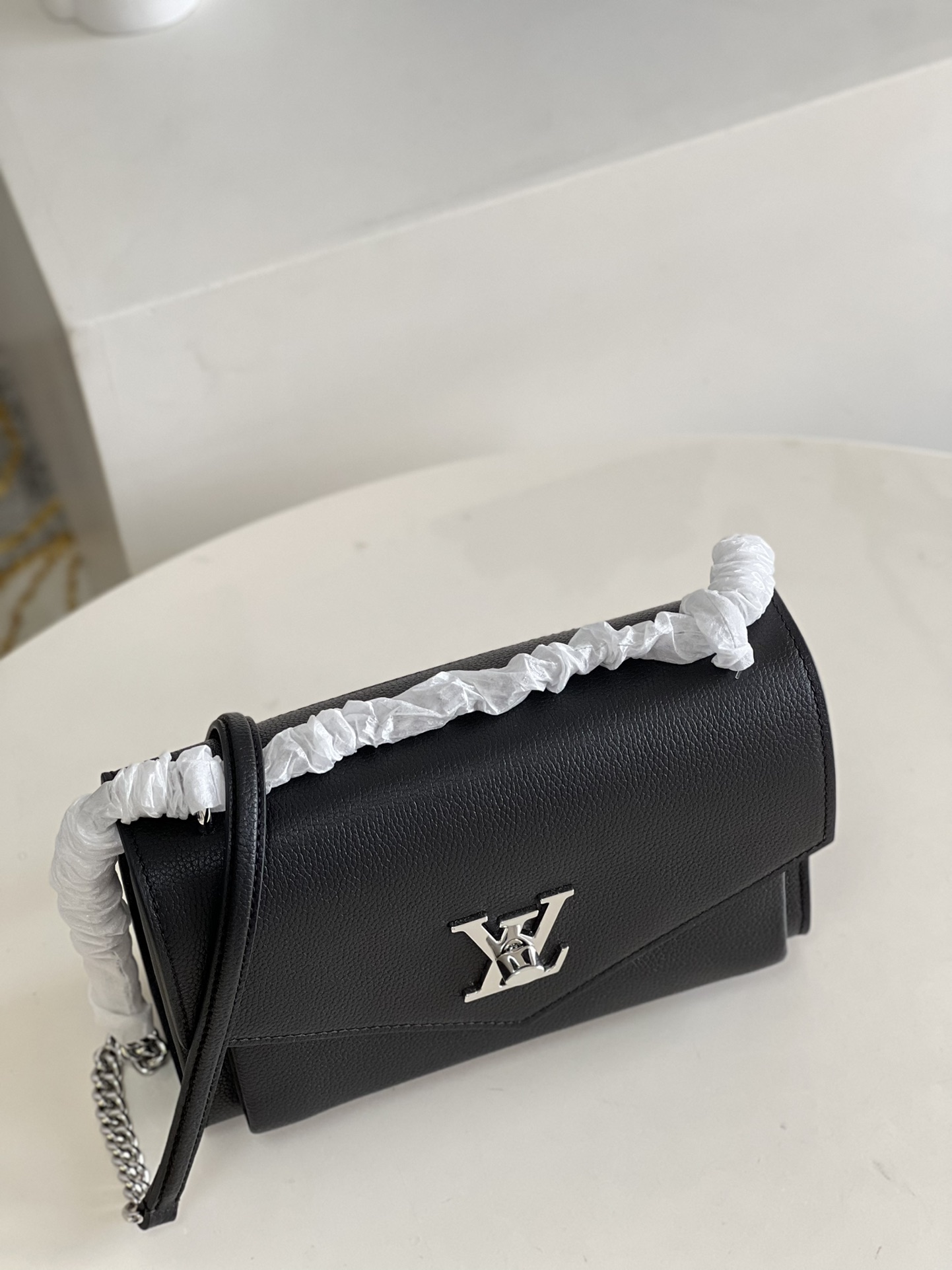 Louis Vuitton Black Mylockme BB Bag M51418