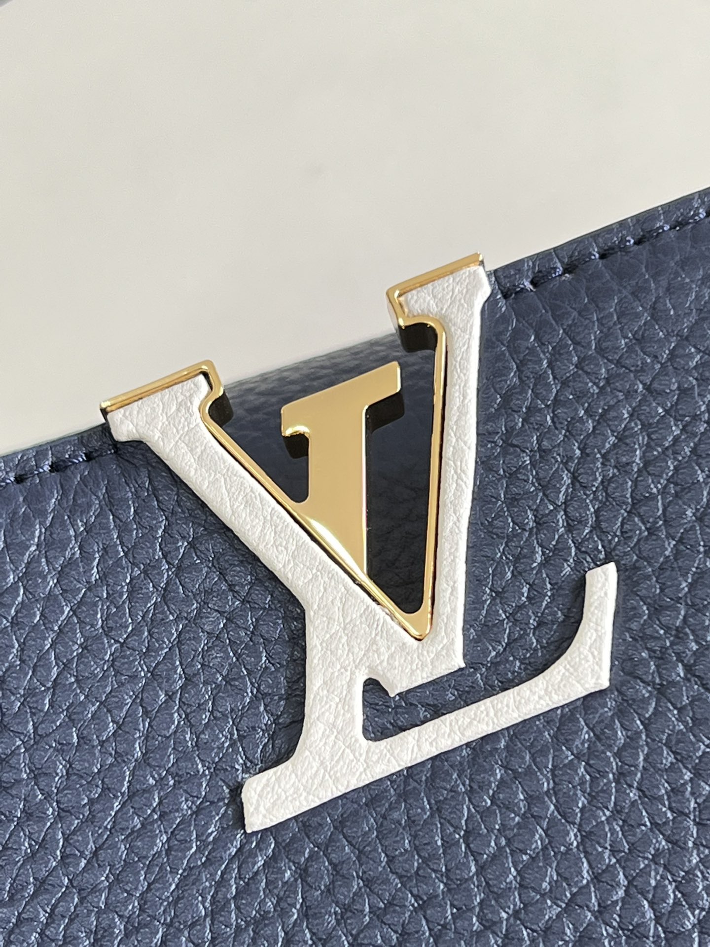 Louis Vuitton Capucines BB Handbag  Taurillon Leather Blue M59438