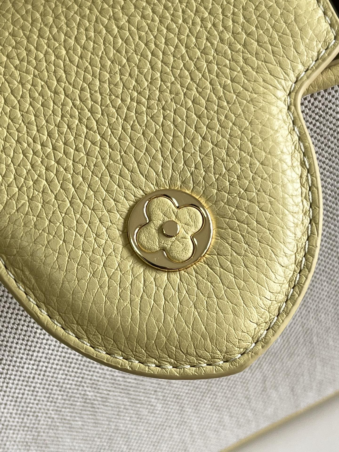 Louis Vuitton Capucines BB Handbag Canvas Embroidery Yellow M59597