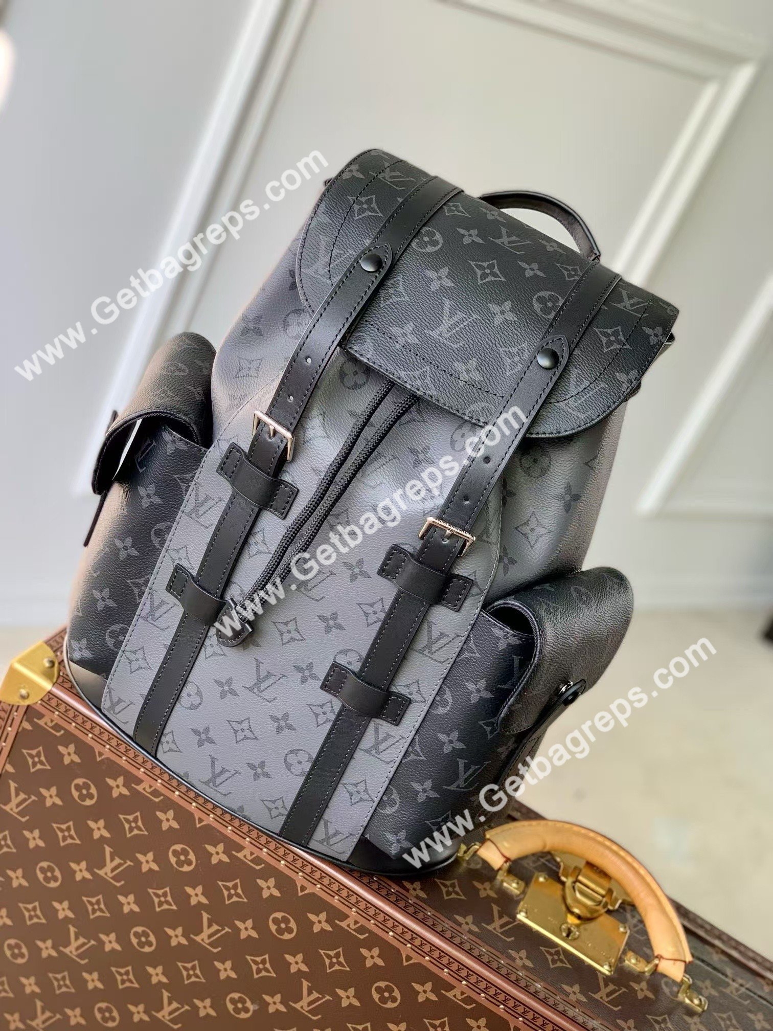 Louis Vuitton Christopher PM Backpack Monogram Eclipse