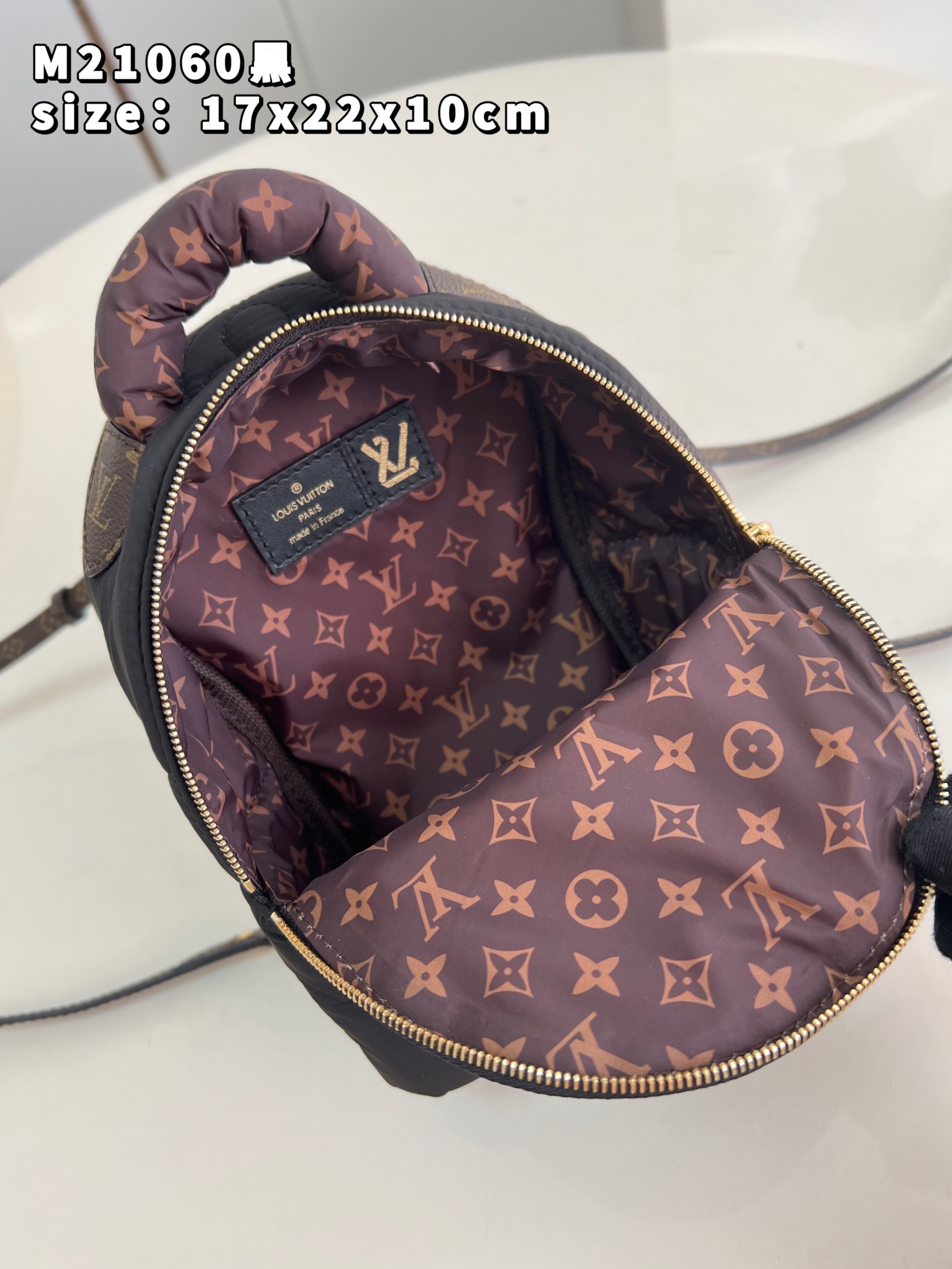 Louis Vuitton LV Pillow Palm Springs Mini Backpack Black