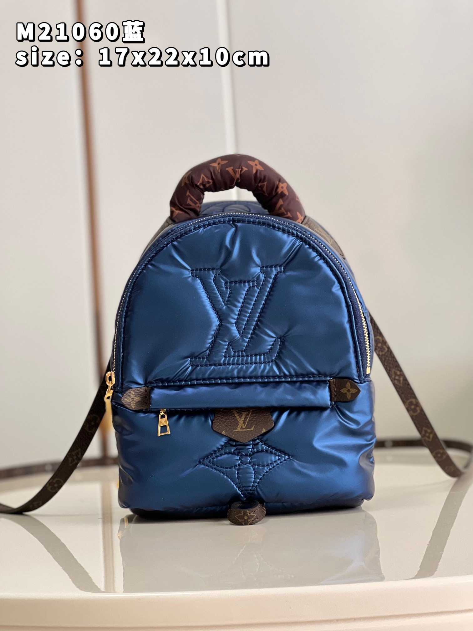 Louis Vuitton LV Pillow Palm Springs Mini Backpack Blue