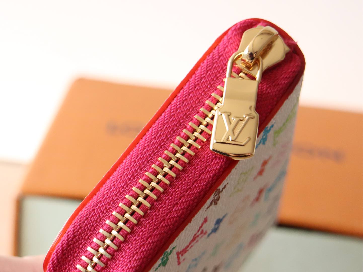 Louis Vuitton LV x TM Zippy Coin Purse Multicolored White