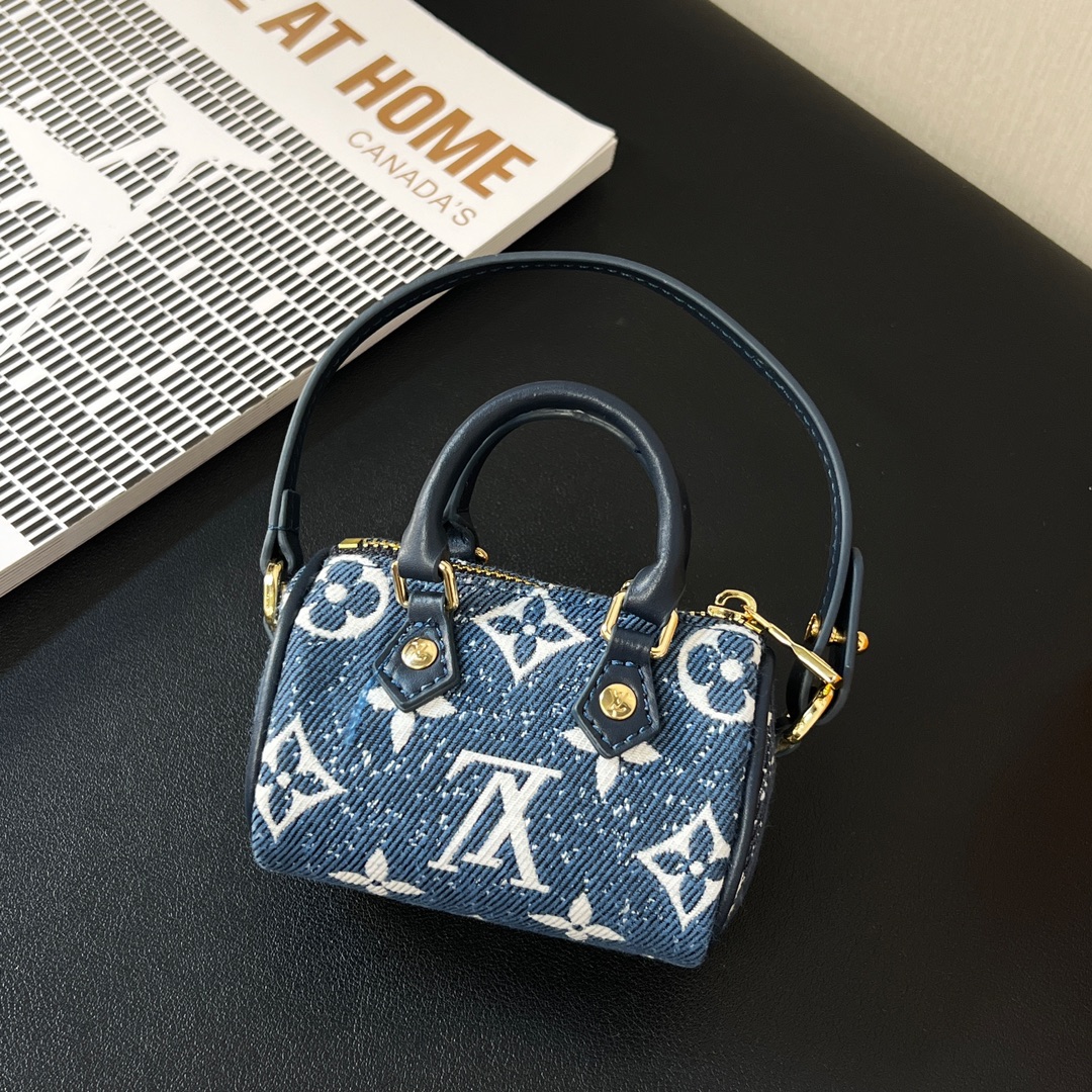 Louis Vuitton M00544 Speedy Monogram Bag Charm-3