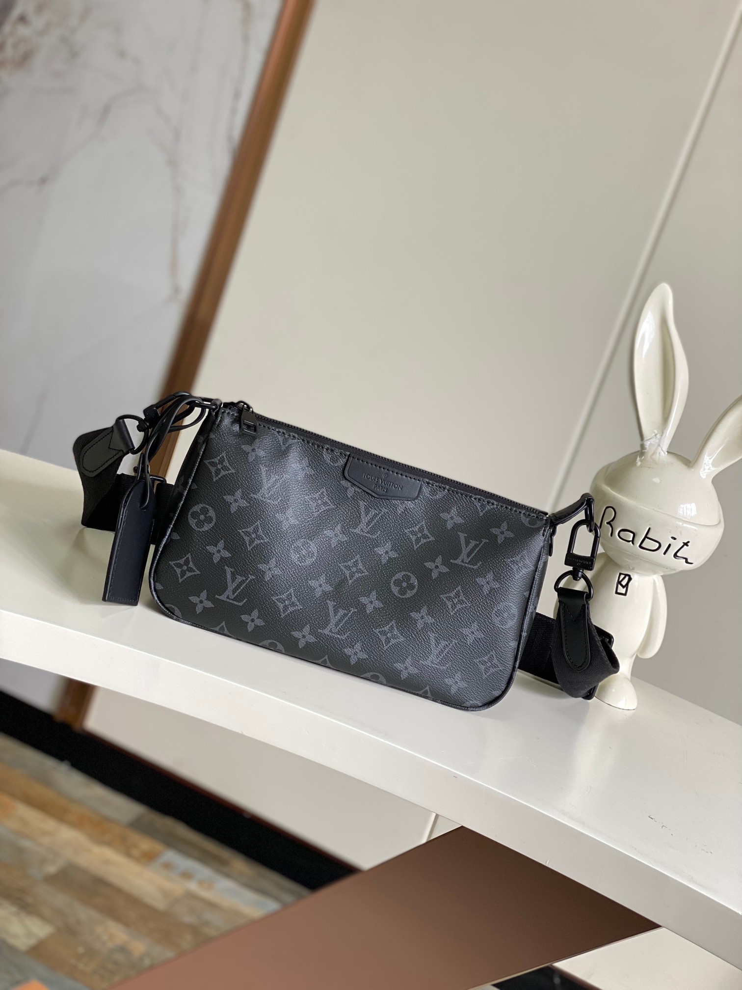 Louis Vuitton M11741 Pochette Accessoire XL Monogram Eclipse coated canvas